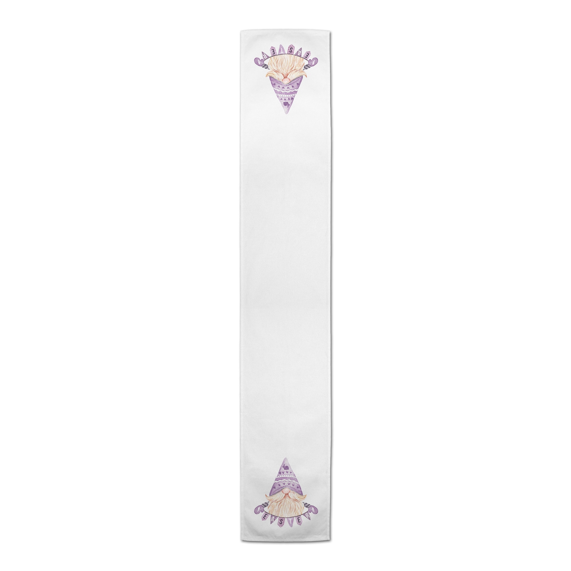 Easter Gnome Banner Runner 2 16" x 90" Cotton Twill Runner