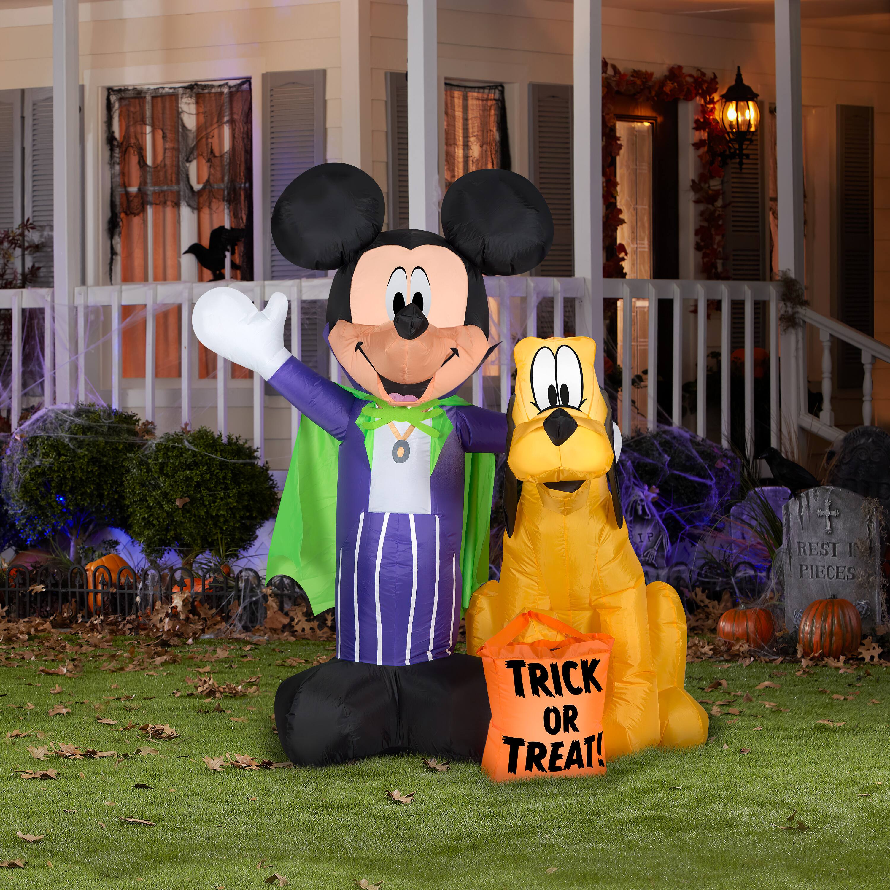 Disney Mickey & Pluto Yard Stakes Set 
