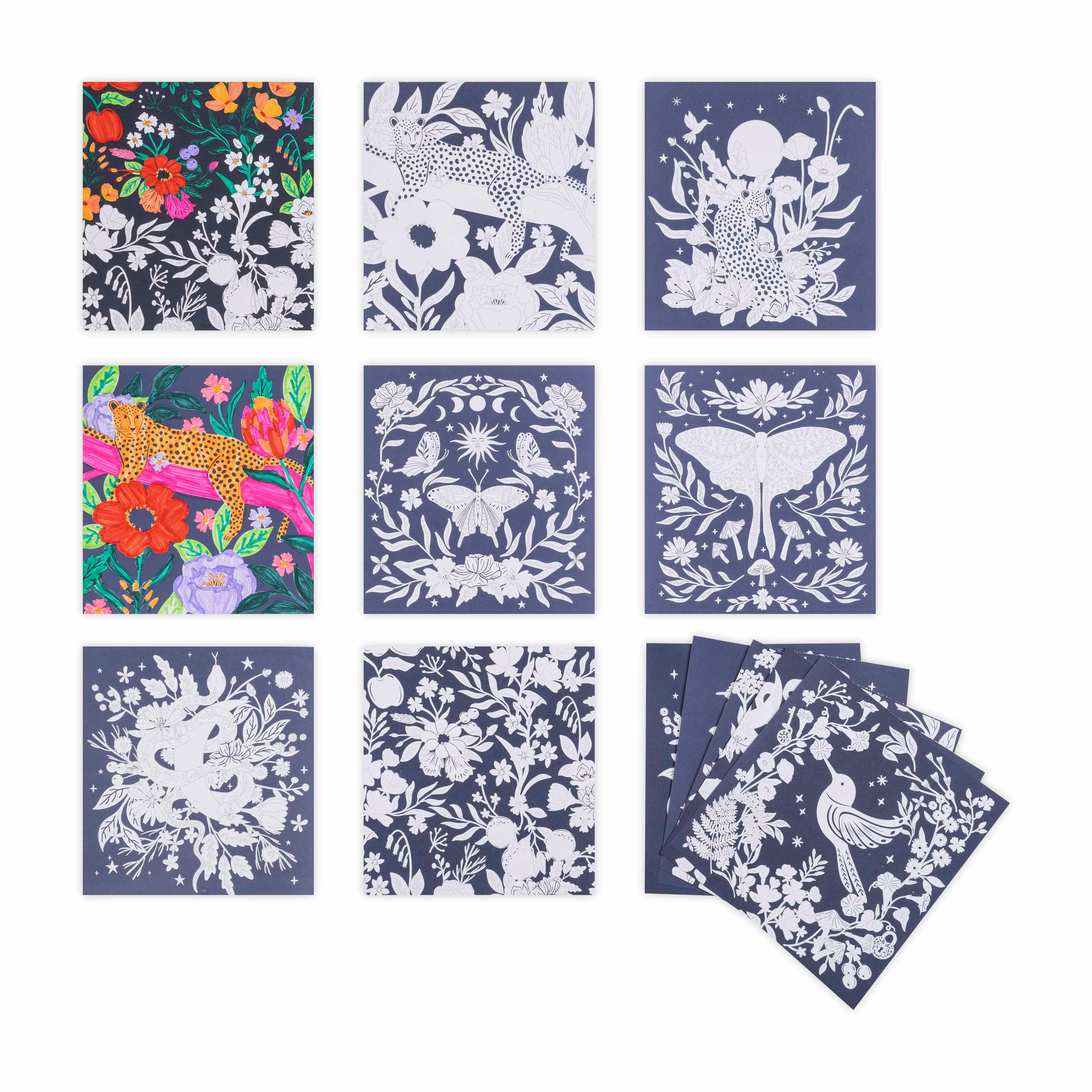 VIVID by Brea Reese&#xAE; Botanical Marker Color-by-Number Kit