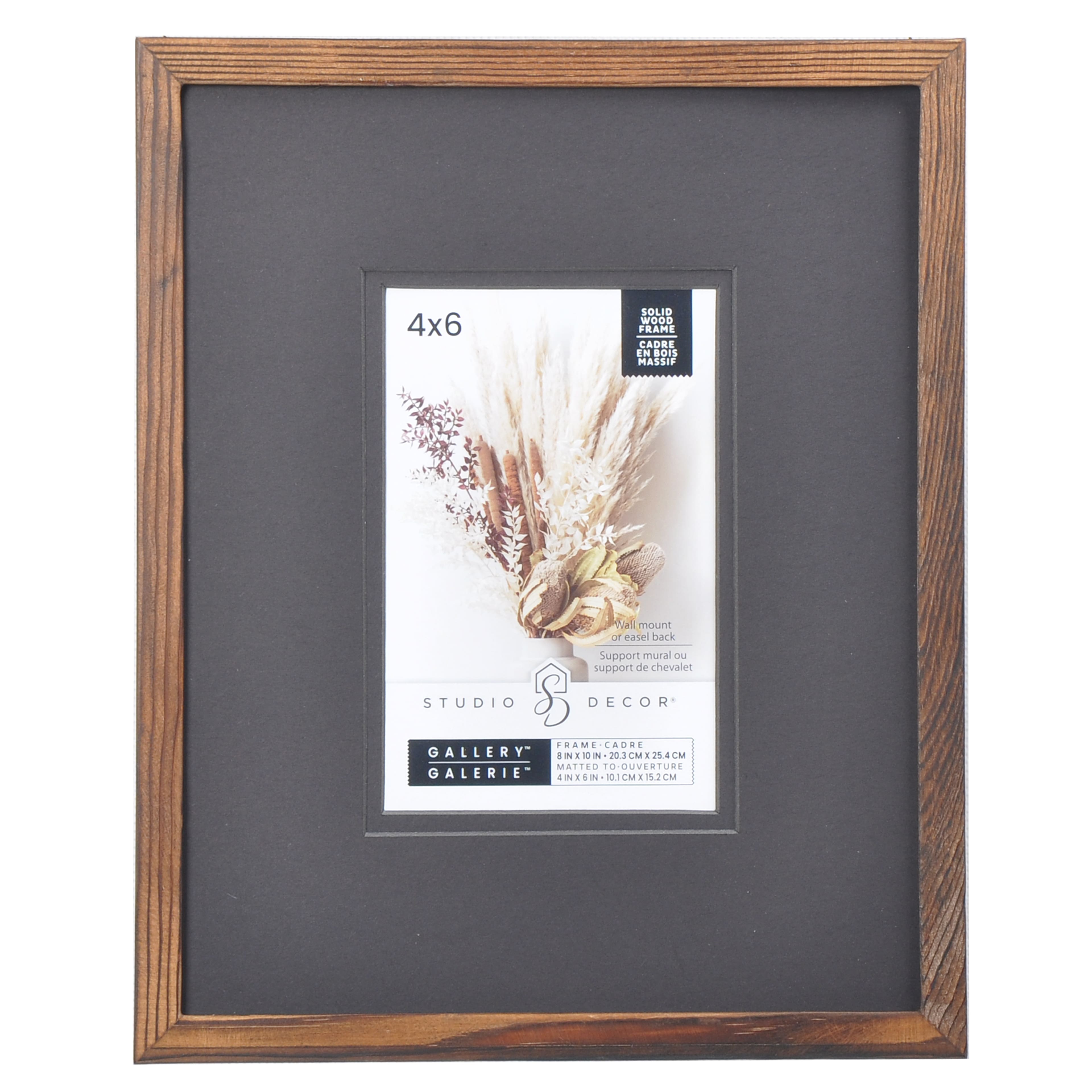 Gallery Dark Wood Frame with Mat by Studio Décor®
