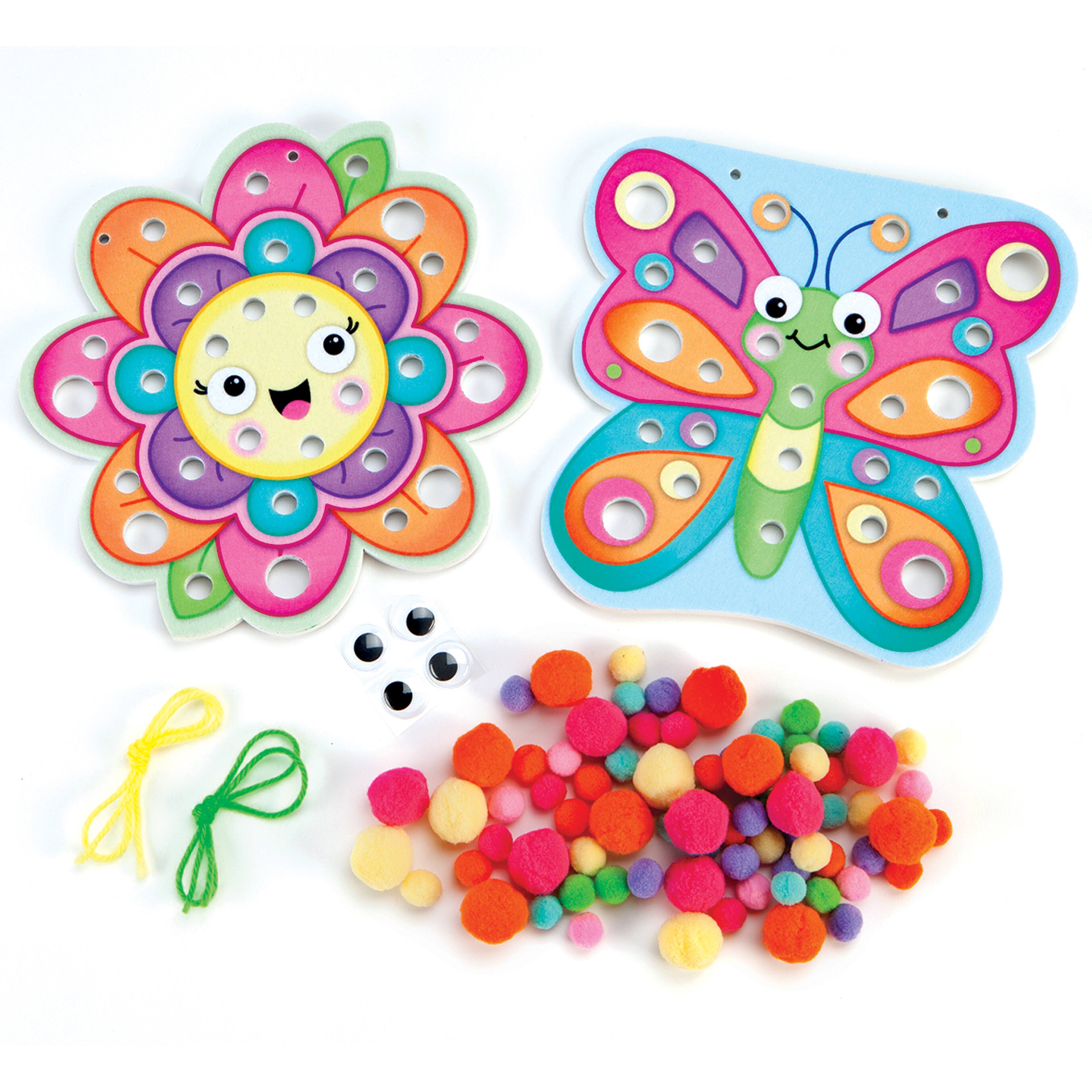 6 Pack: Creativity for Kids&#xAE; Garden Pom Pom Pictures Kit