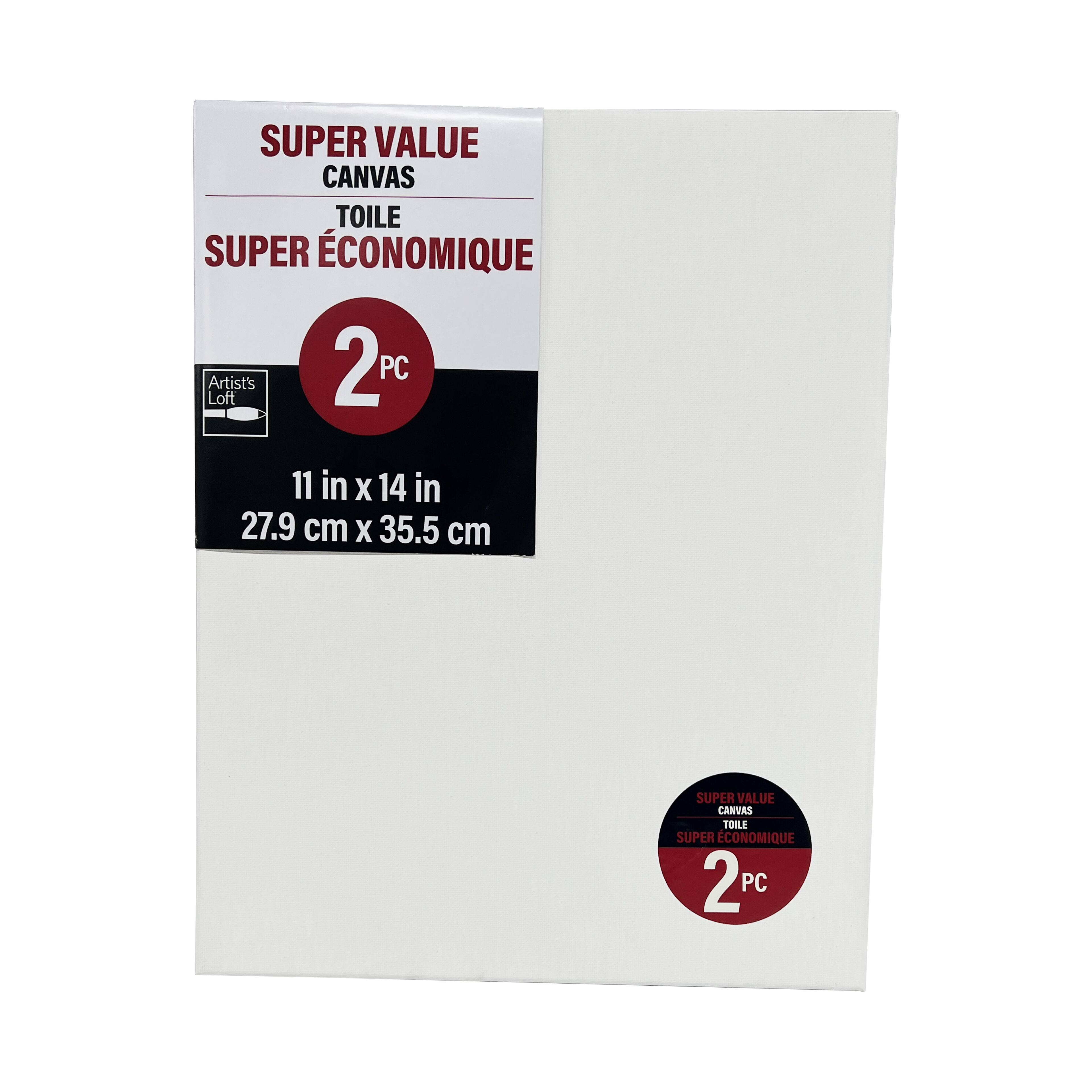 2 Pack Value Canvas by Artist's Loft