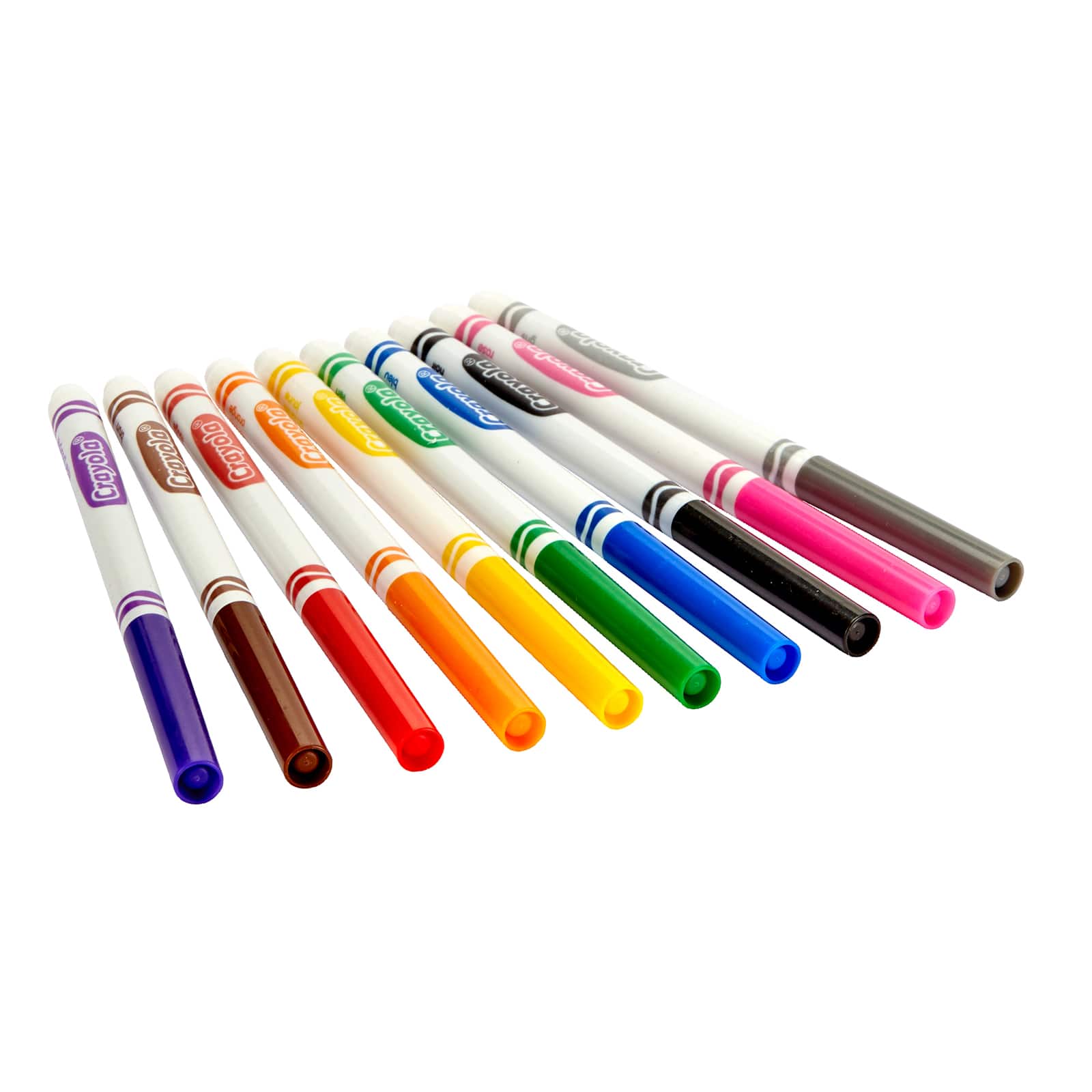 Crayola® Classic Colours Markers - Fine tip,12 Colours 561449