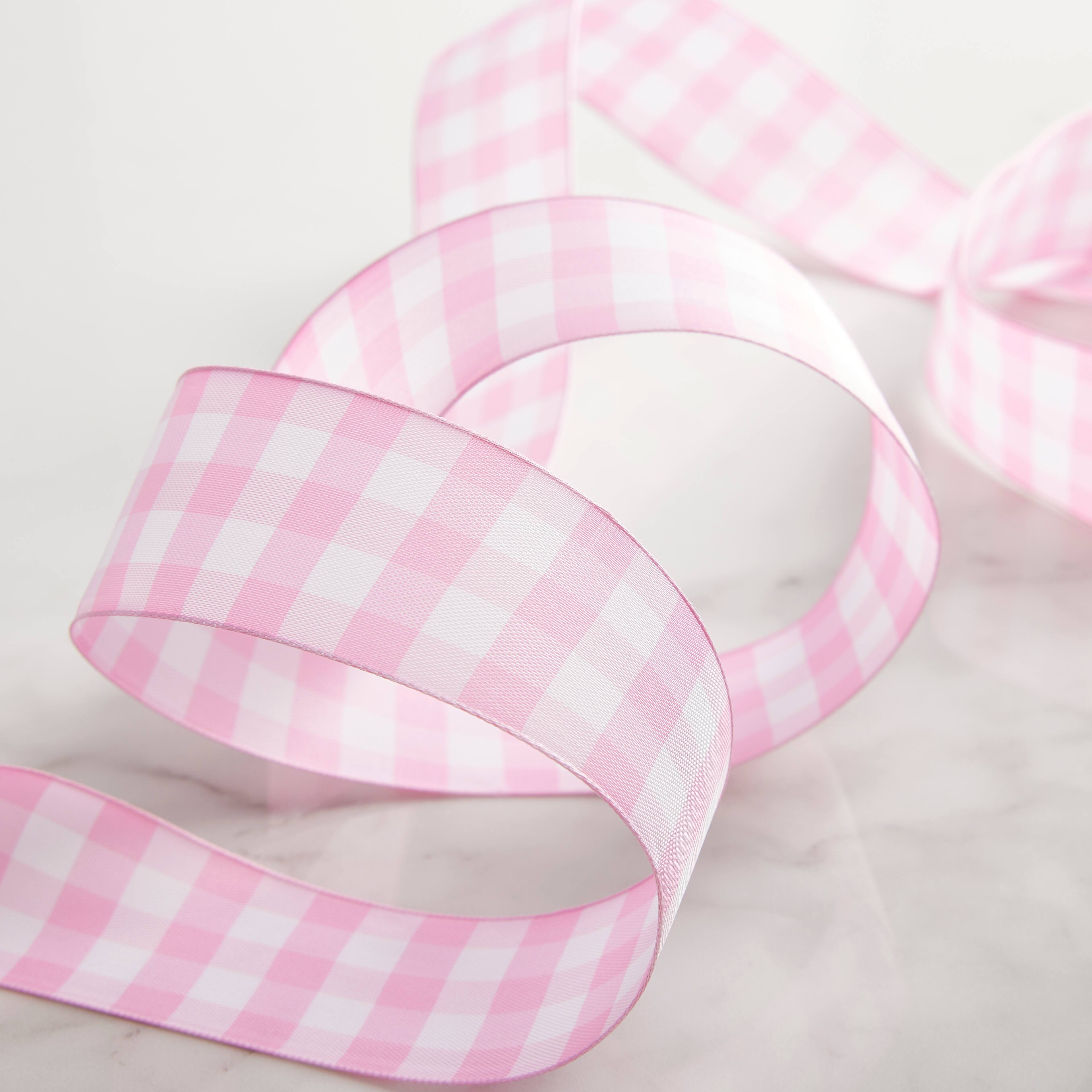 12 Pack: 1.5&#x22; x 3yd. Wired Checkered Ribbon by Celebrate It&#xAE;