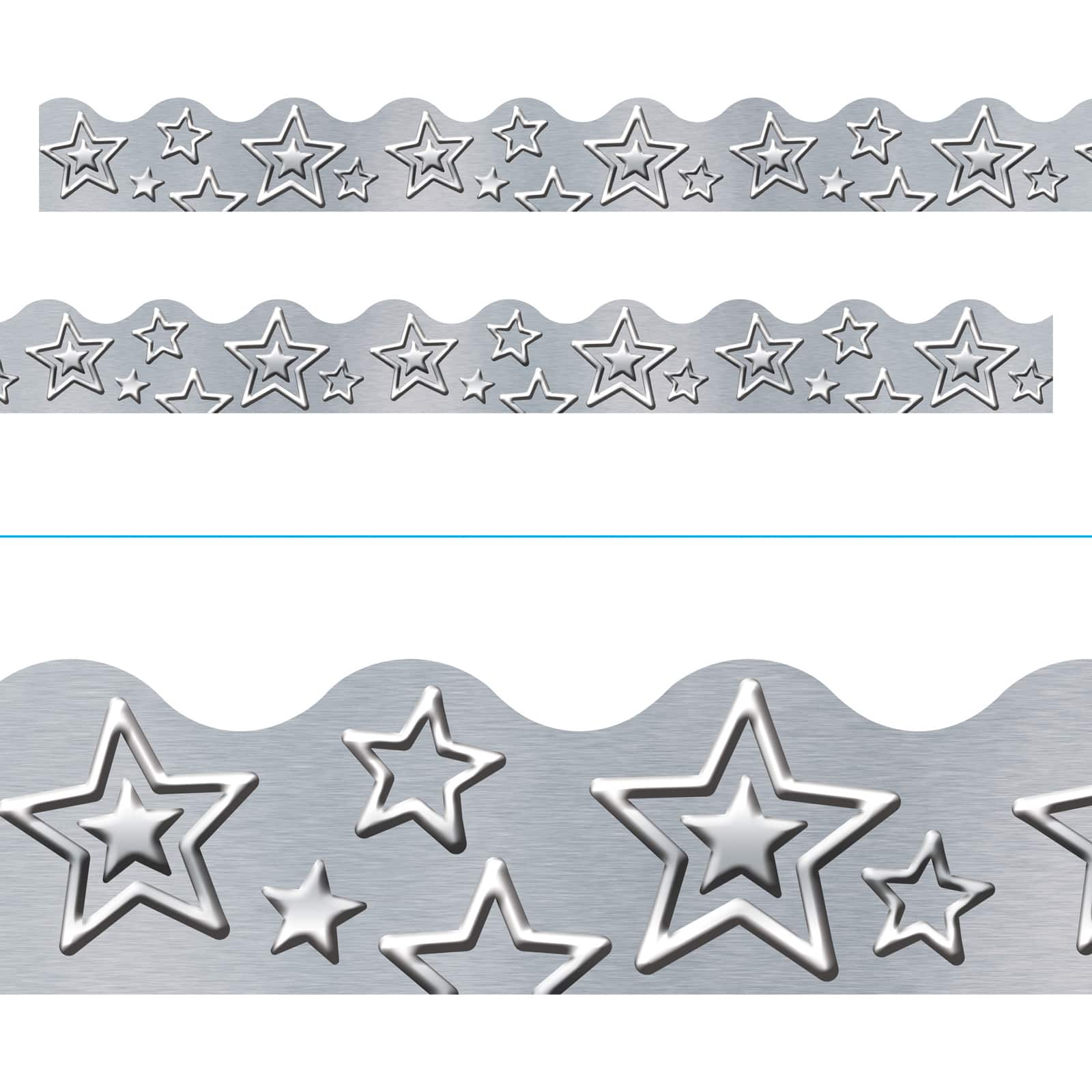 I Heart Metal Silver Stars Terrific Trimmers&#xAE;