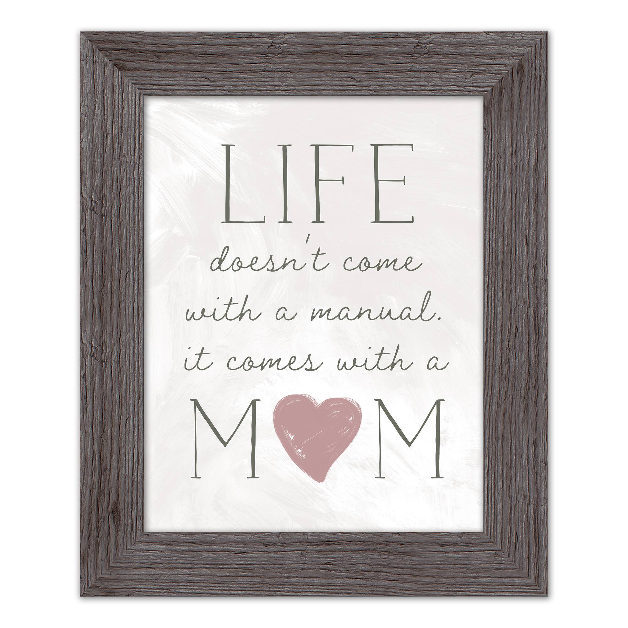 Life Comes with a Mom Western Framed Print
