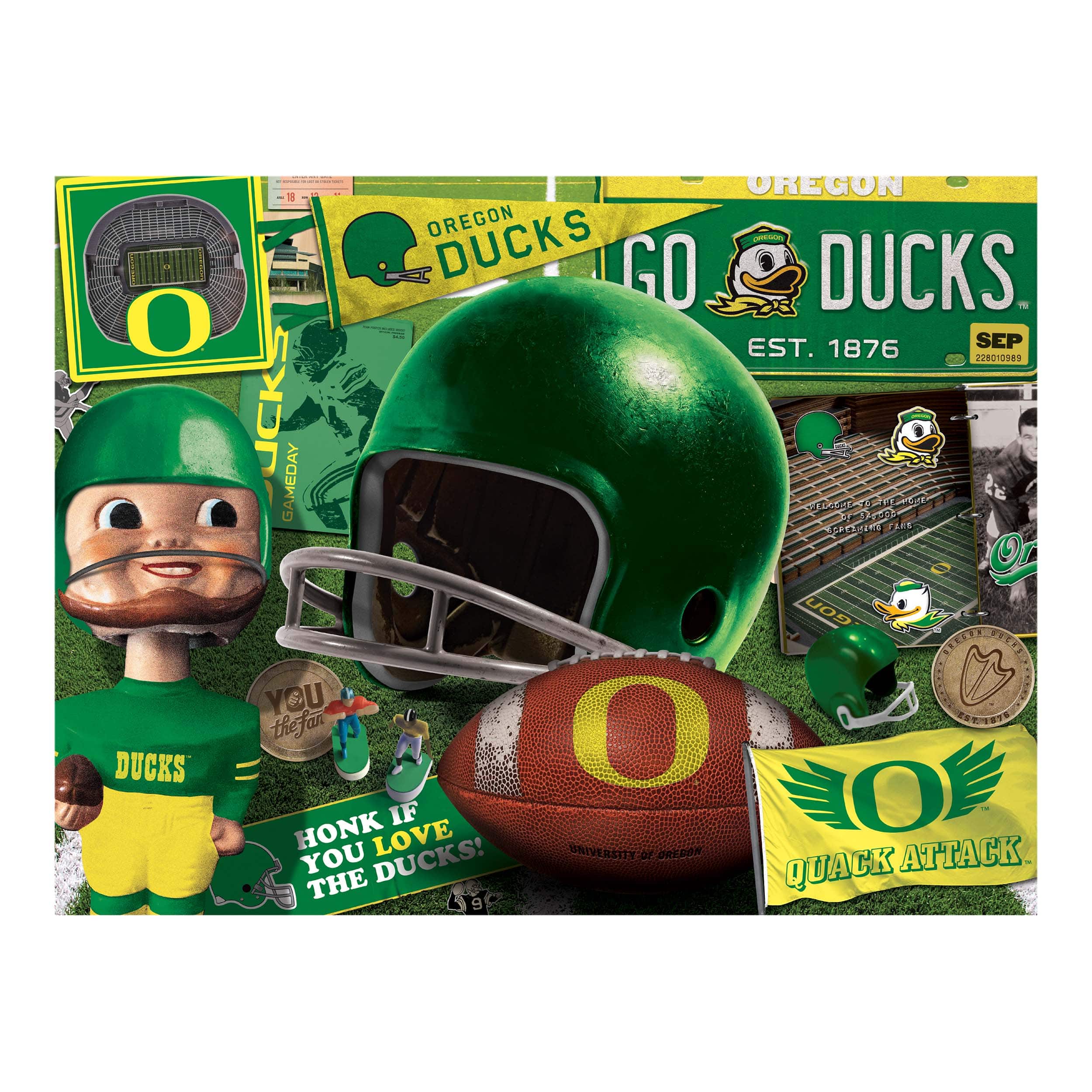 College Team Retro Series 500 Piece Puzzle