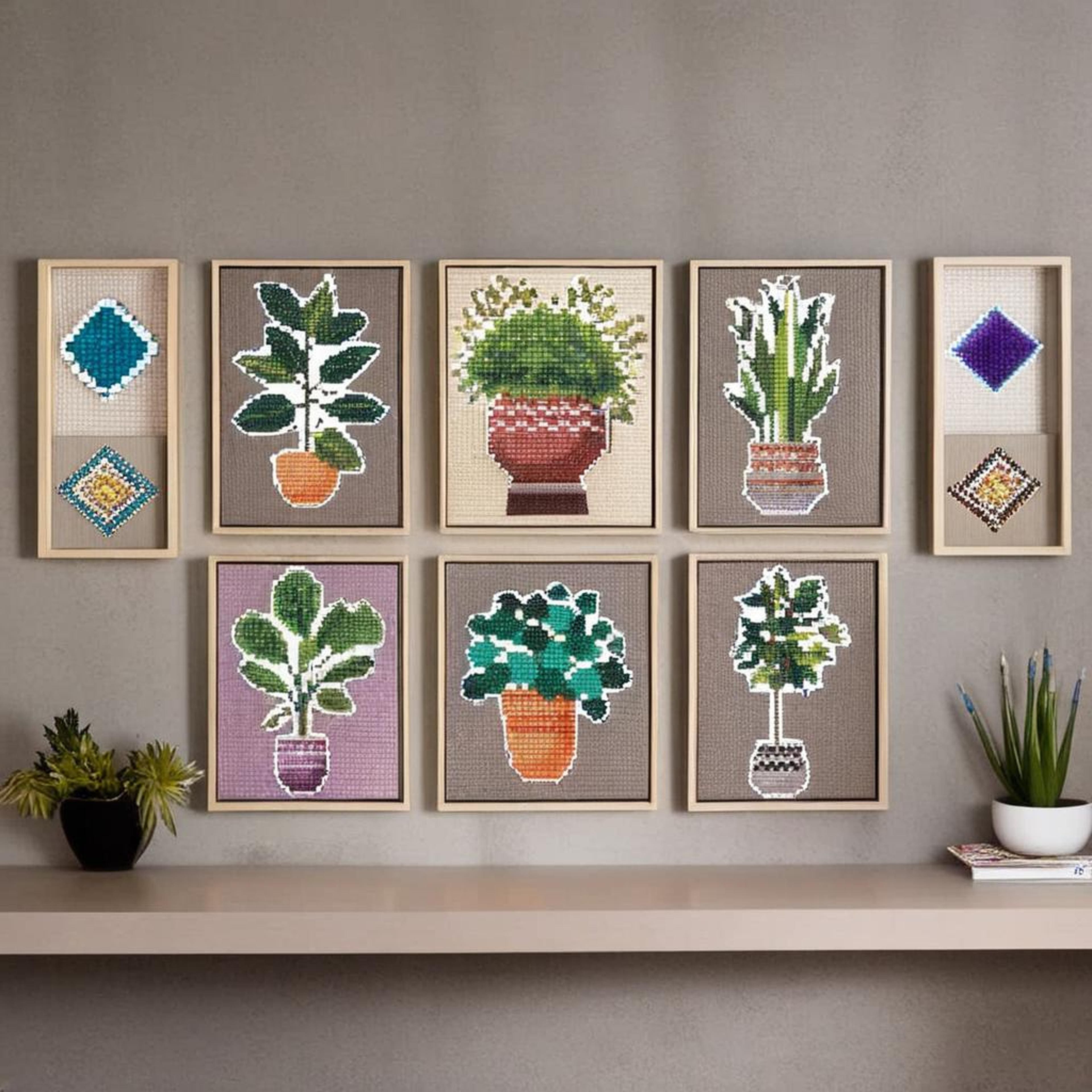 Plants Diamond Art Kit by Make Market&#xAE;