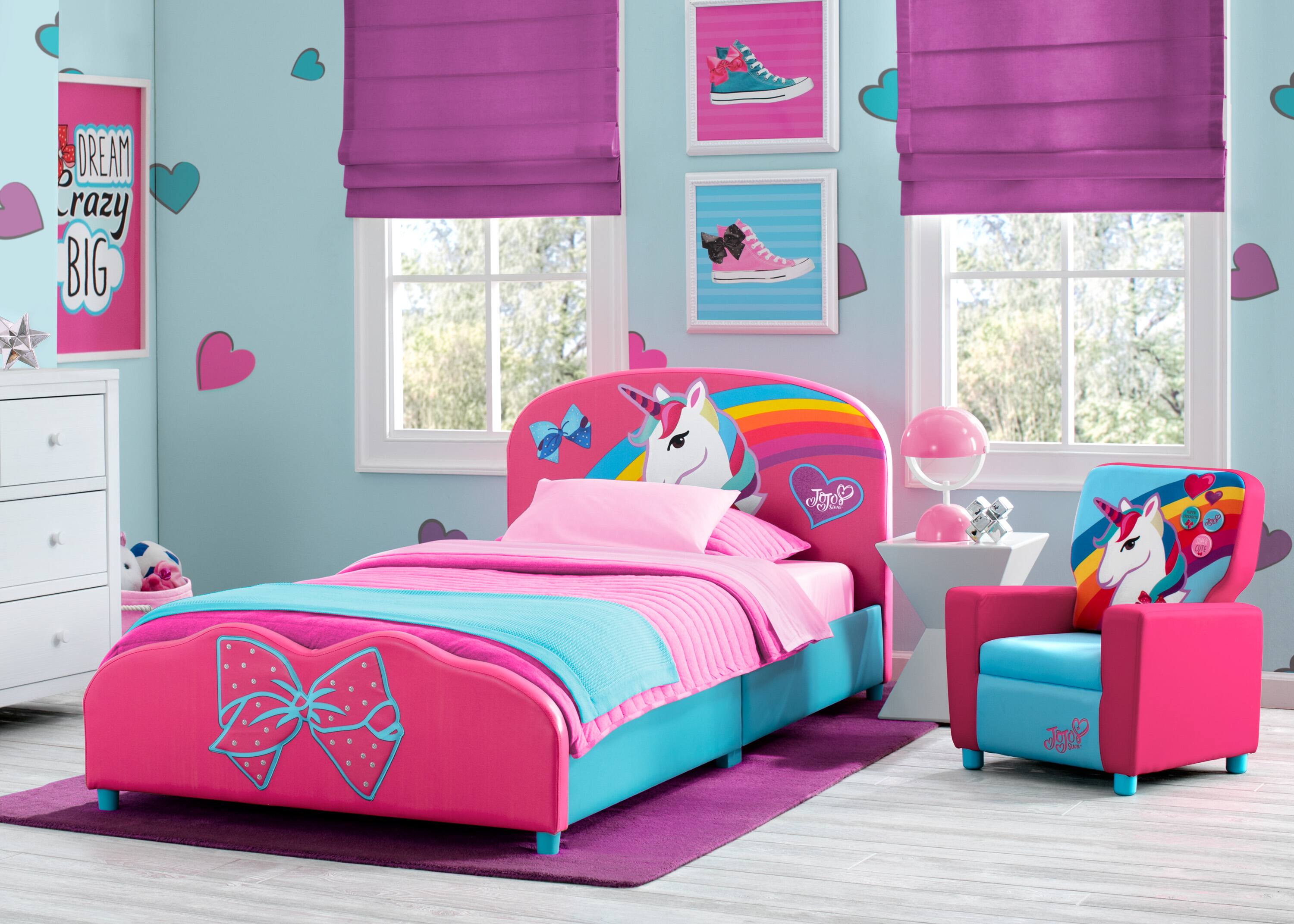 JoJo Siwa Upholstered Twin Bed