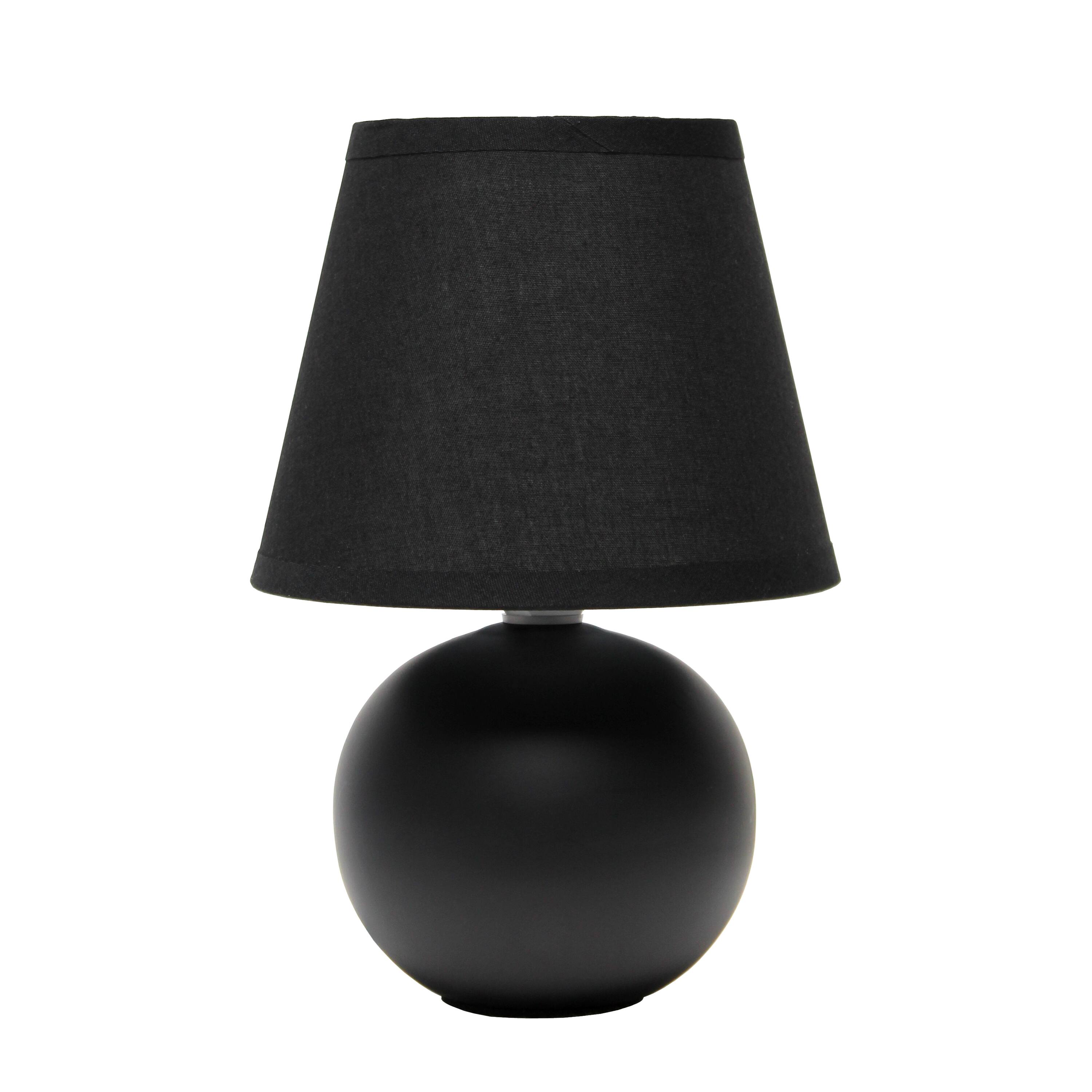 Creekwood Home Nauru 8.5" Ceramic Orb Base Table Lamp