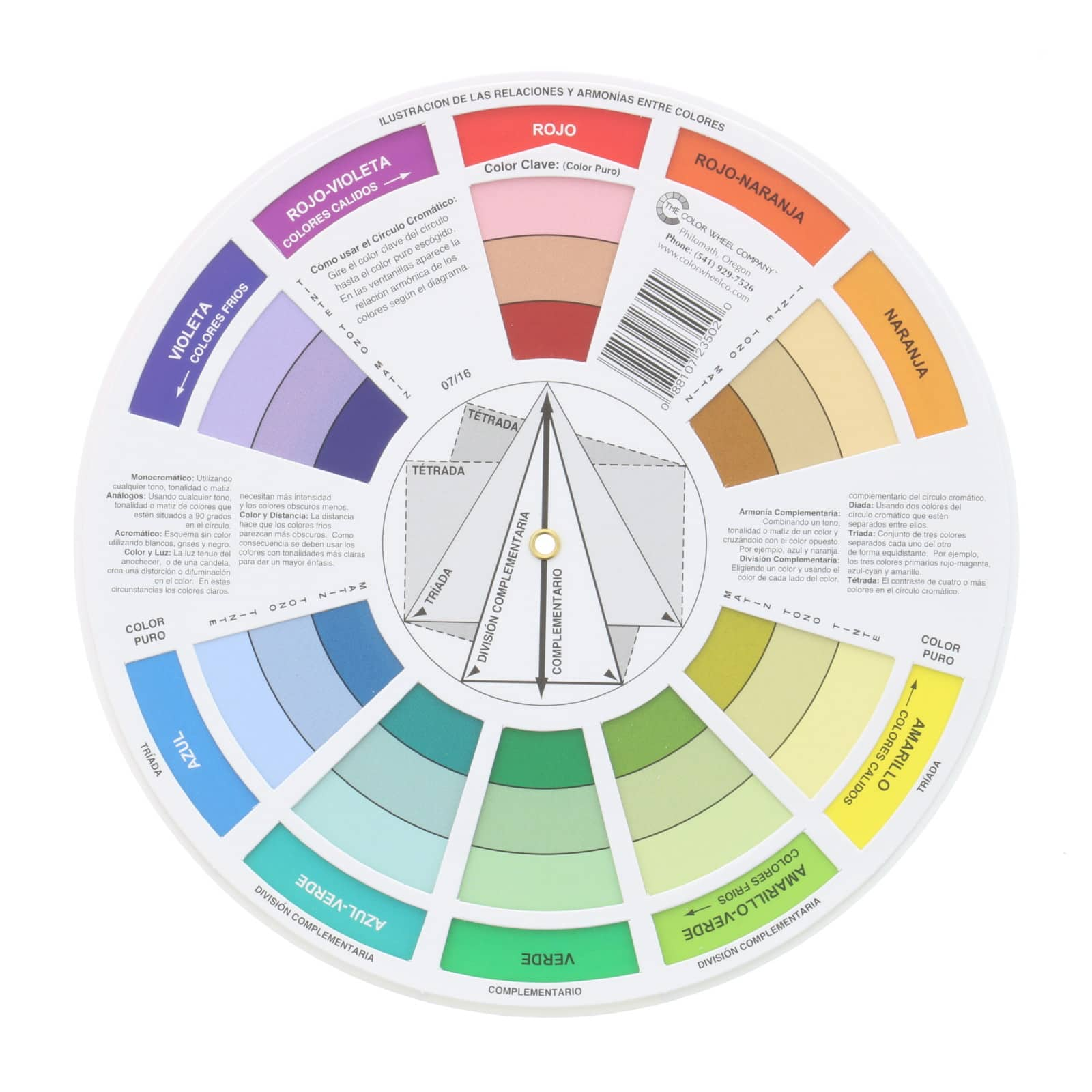 Color Wheel Co™ Spanish Pocket Color Wheel™ | Michaels