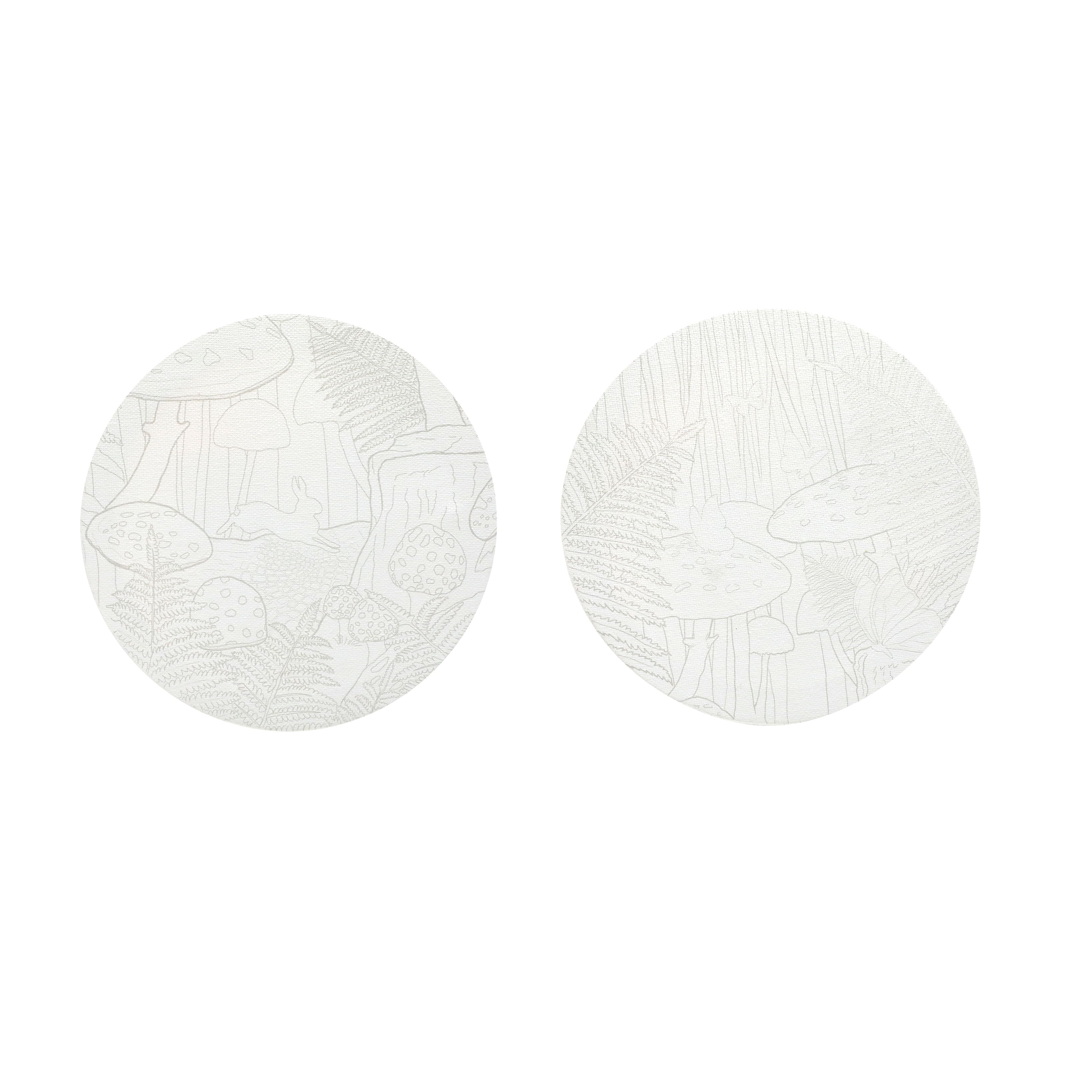 Forest Round Canvas Painting Kit by Craft Smart®