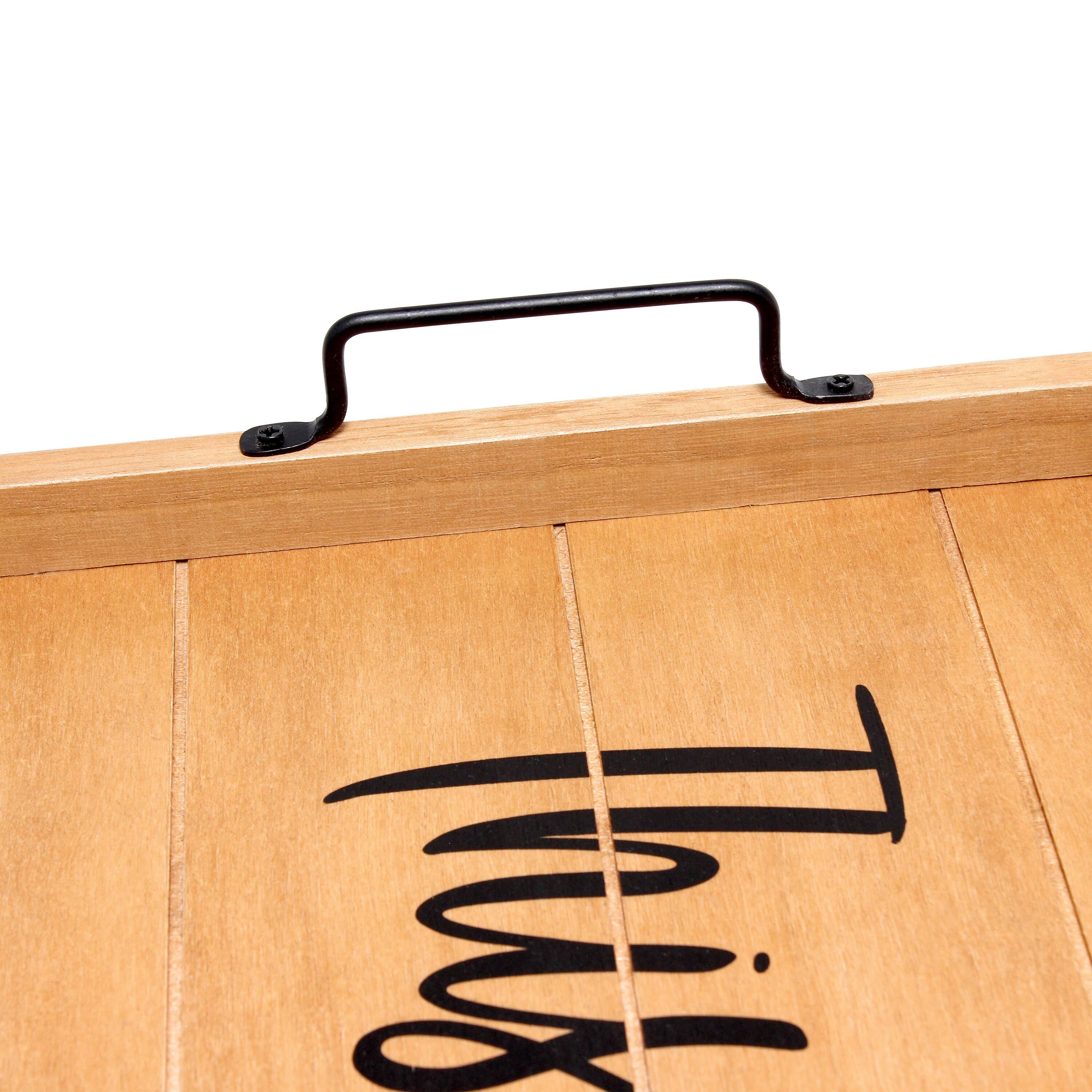 Elegant Designs&#x2122; 15.5&#x22; This is Us Serving Tray with Handles