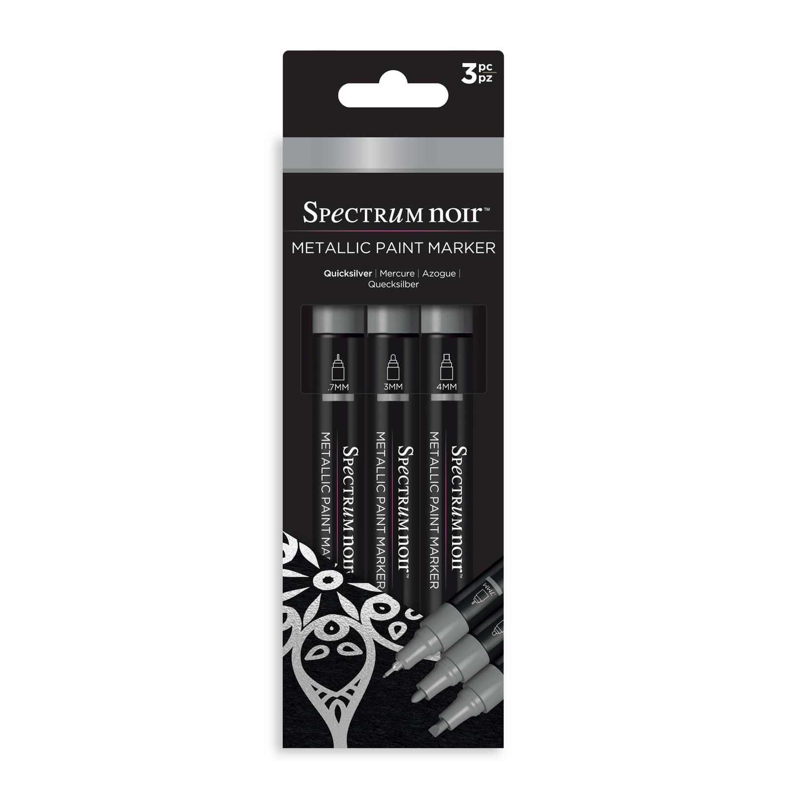 Spectrum Noir&#x2122; Quicksilver Metallic Paint Marker Set