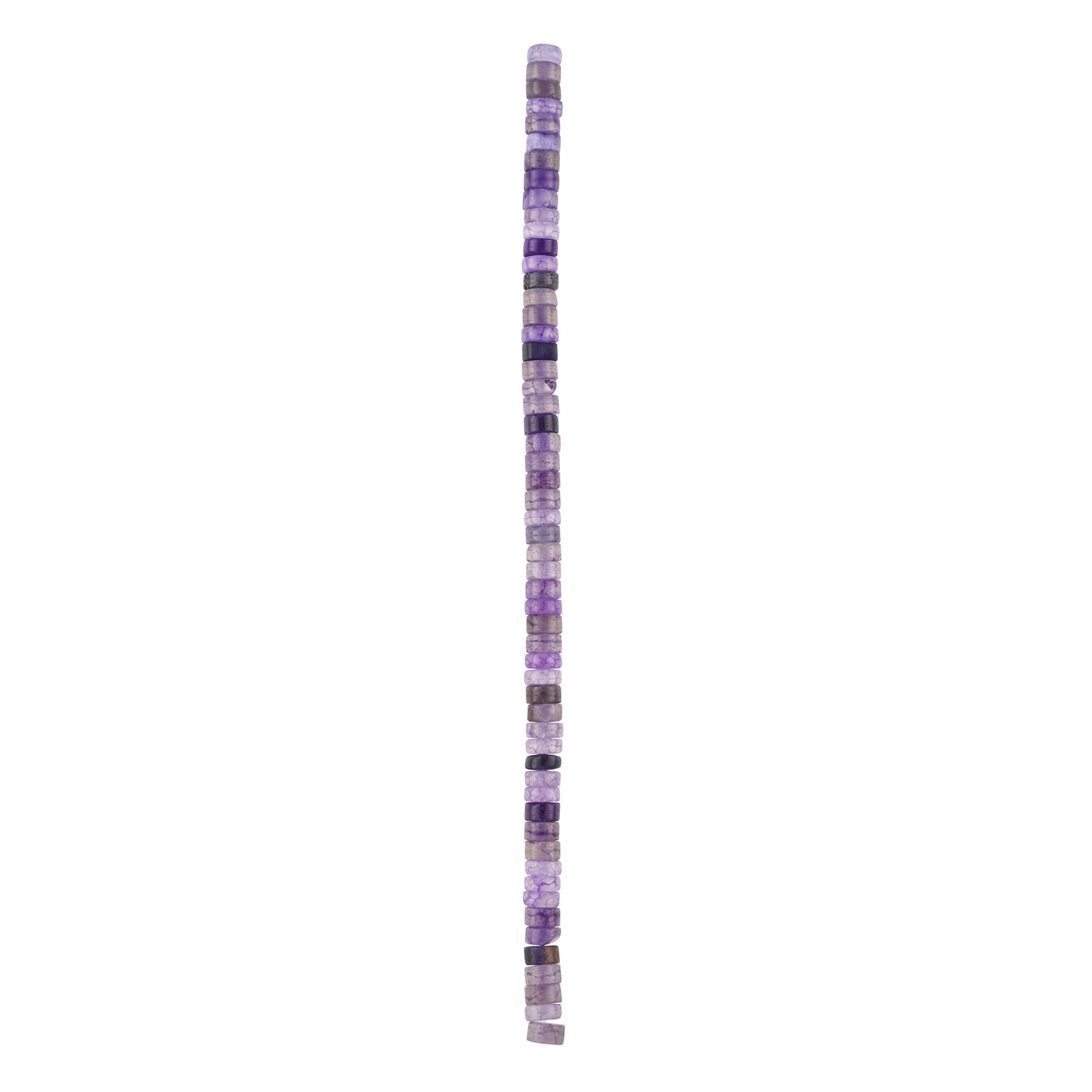 12 Pack: Purple Agate Heishi Beads by Bead Landing™