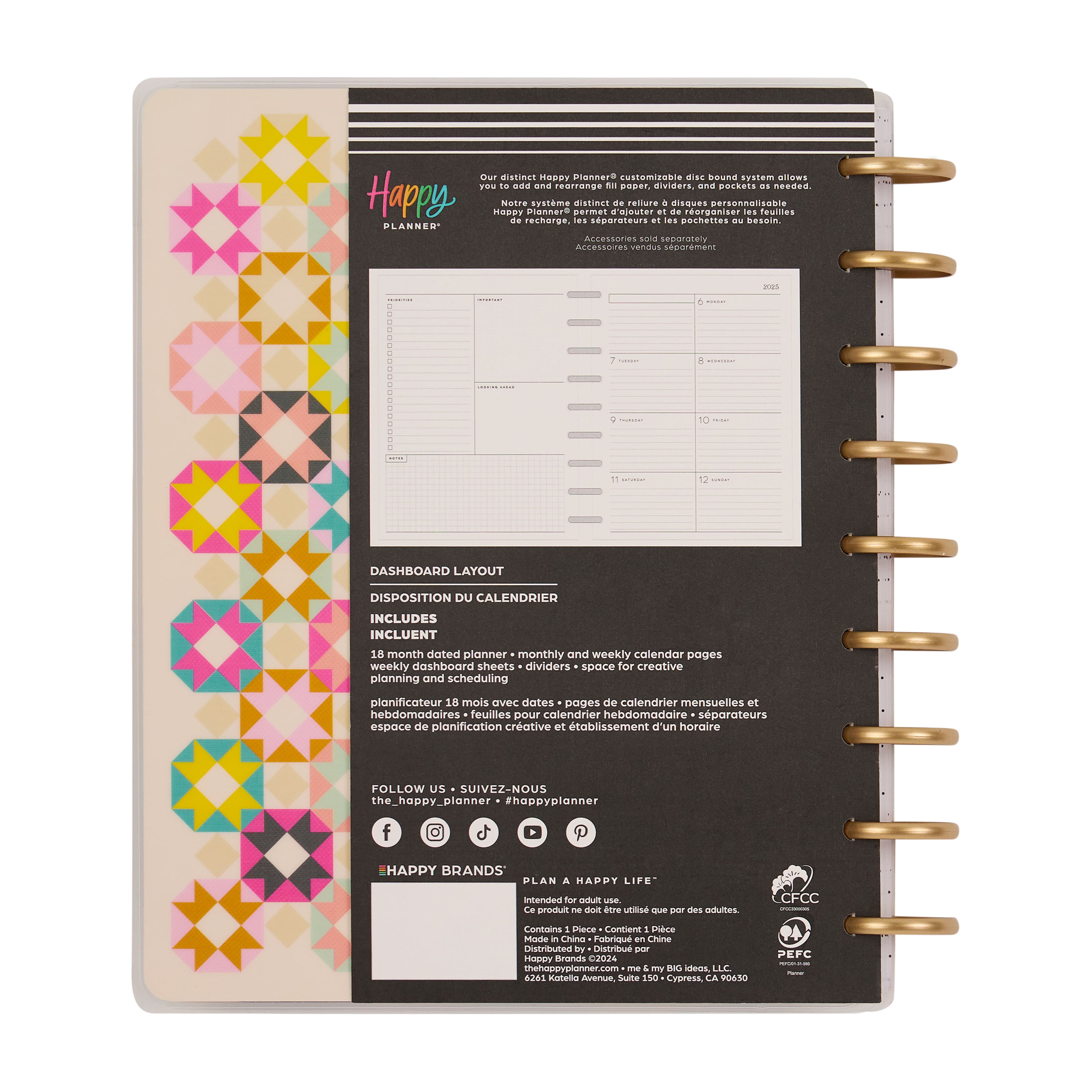 The Classic Happy Planner® Happy Patchwork