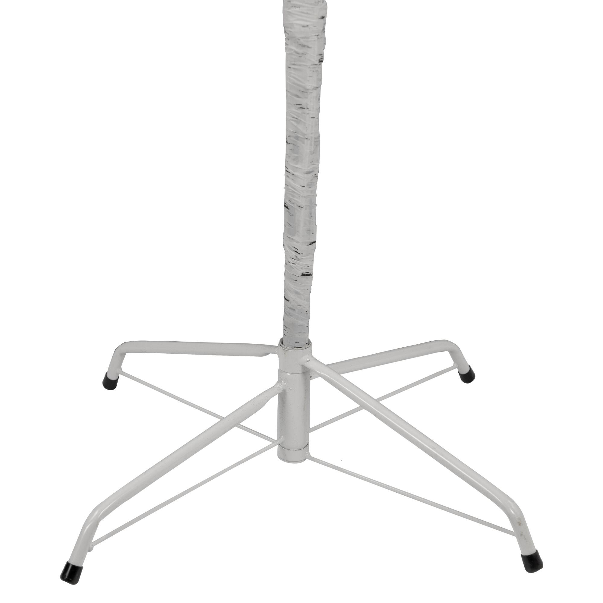 6ft. Pre-Lit White Birch Twig Artificial Tree, Pure White LED Lights