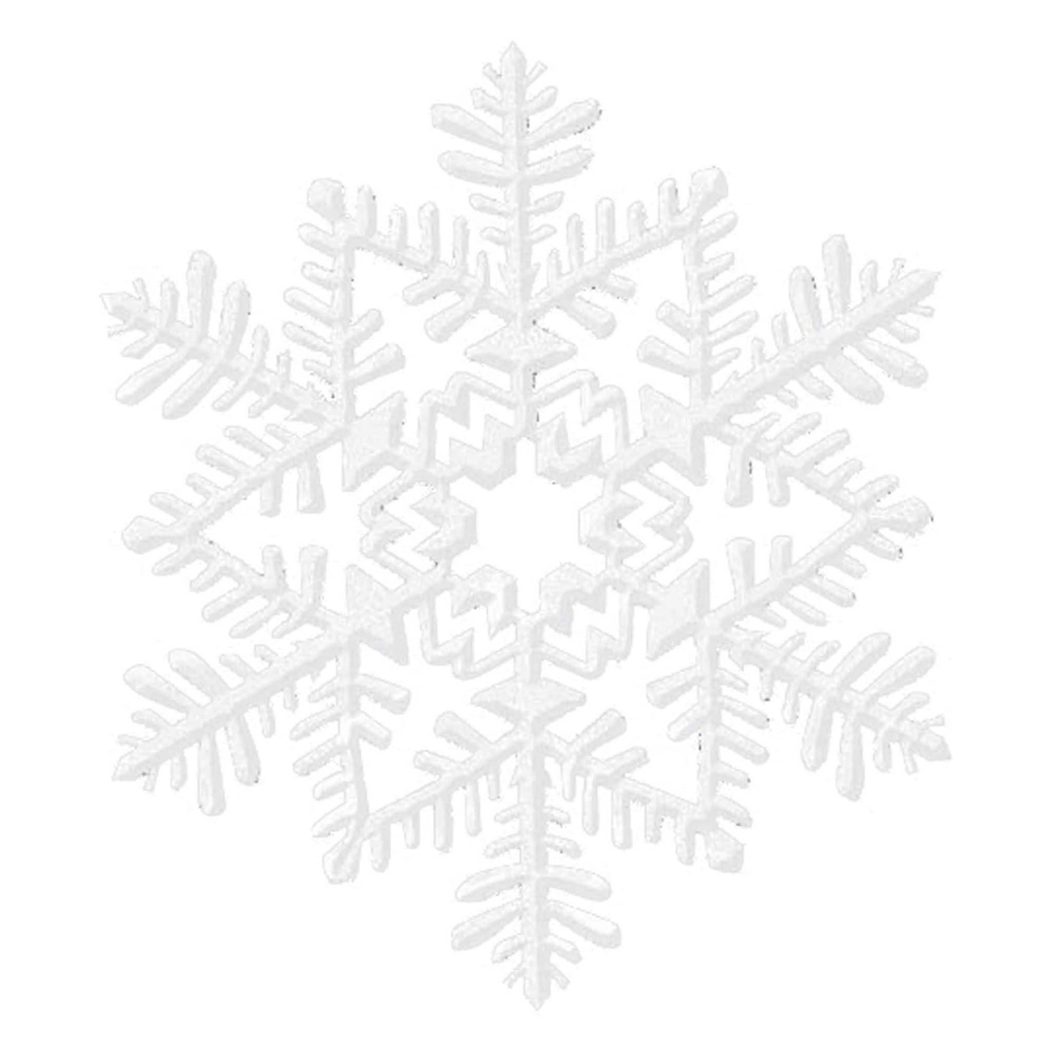 White Snowflake Sequins Seasonal Craft Supplies Christmas