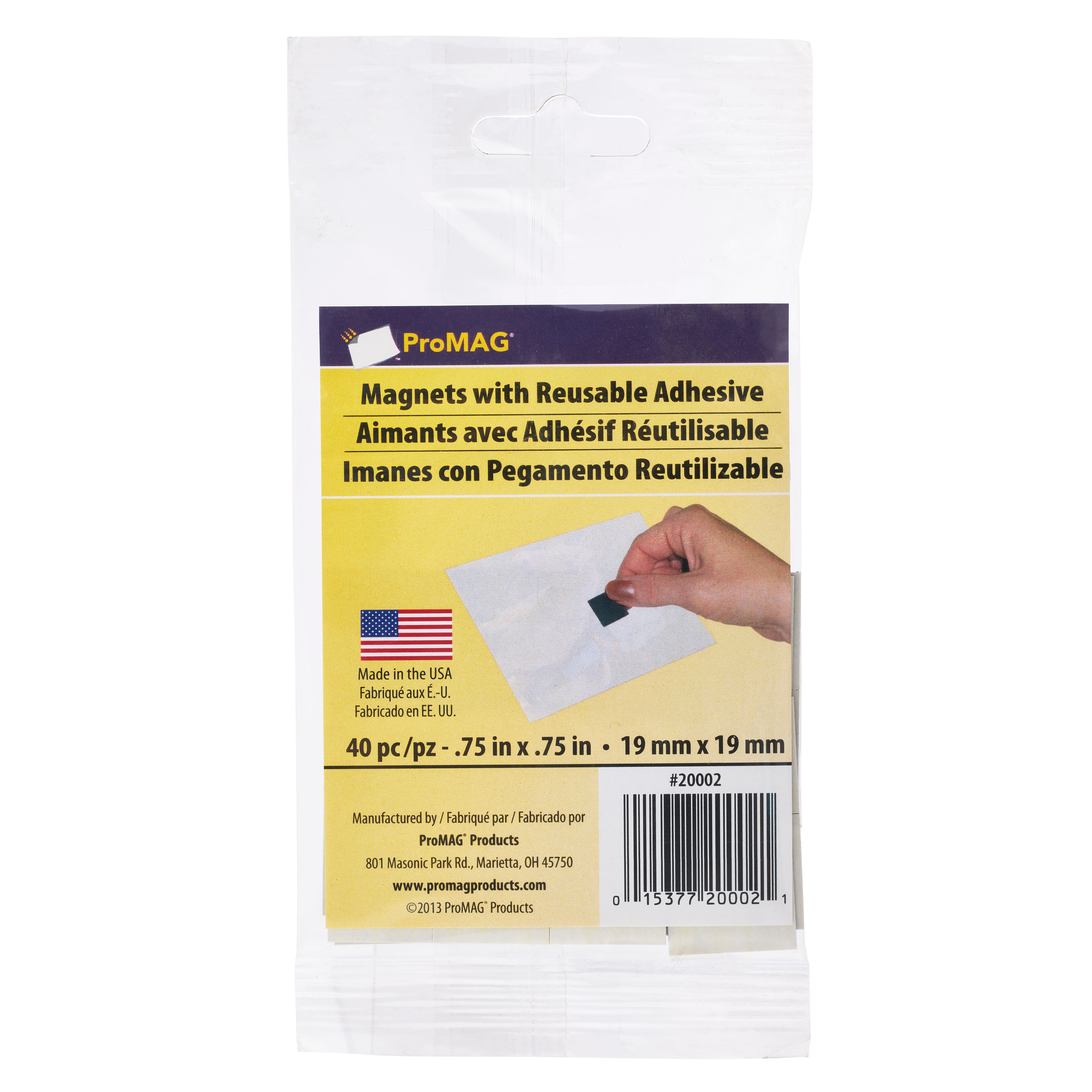 Promag Adhesive Magnetic Sheets 2/Pkg-5X8