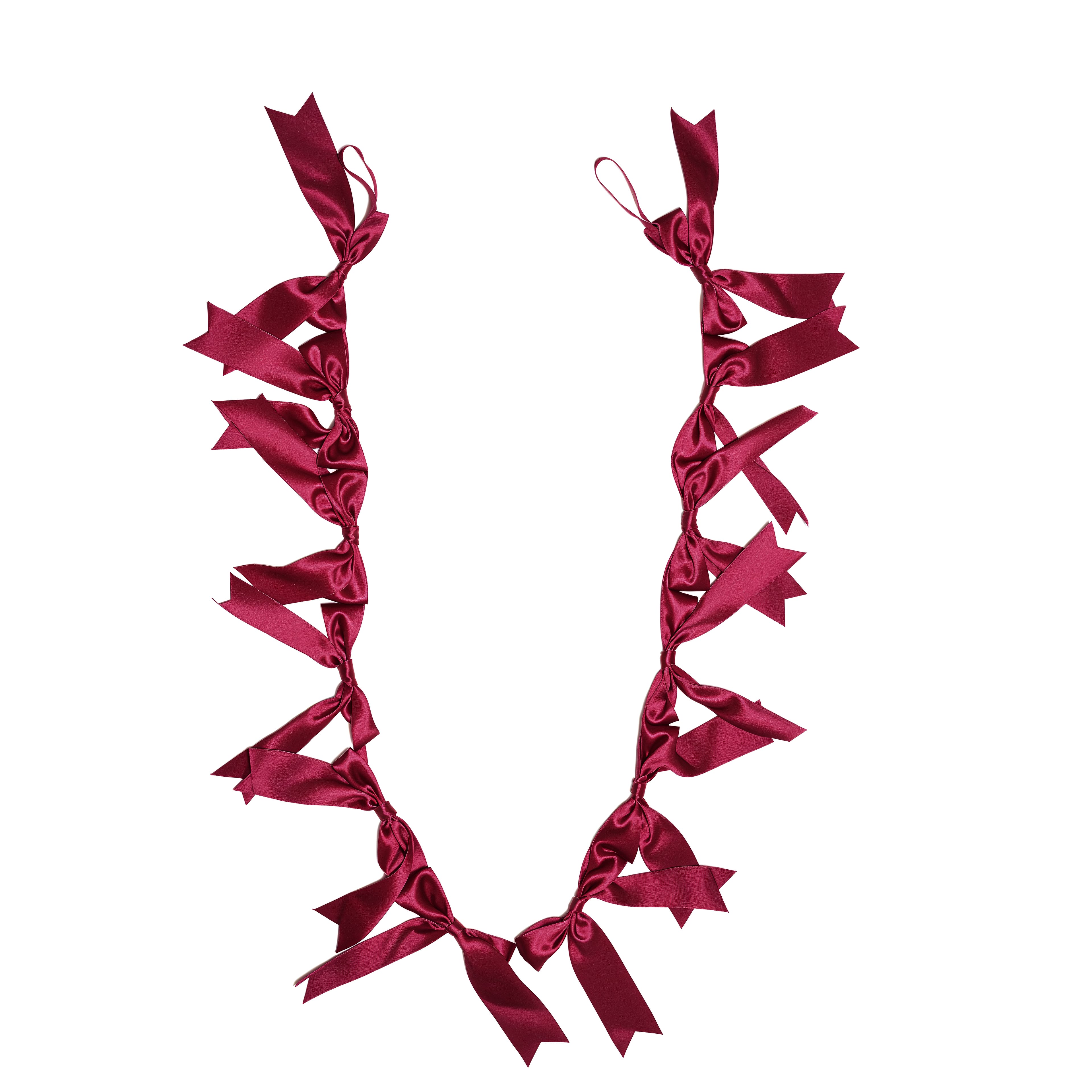 6ft. Burgundy Bow Garland by Ashland®