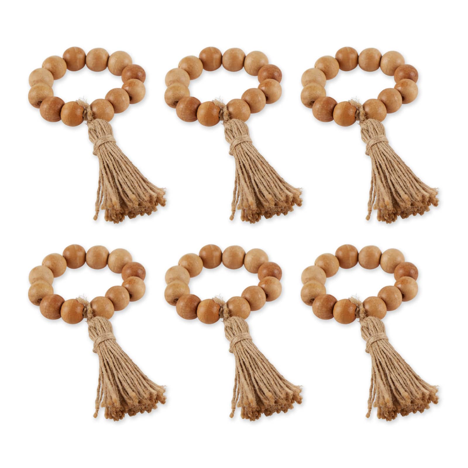 Tassel Napkin Ring, 6ct.