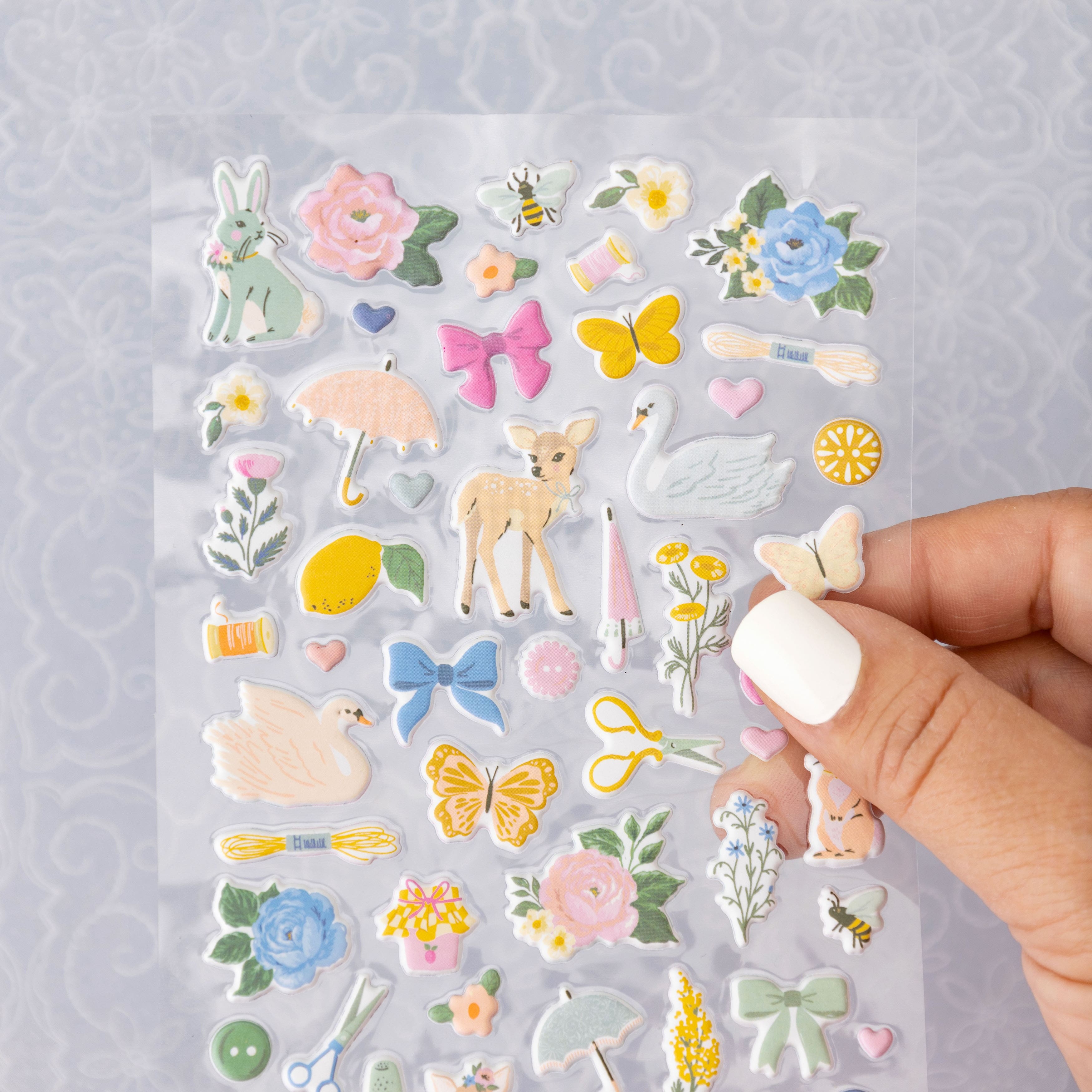 Maggie Holmes Parasol Puffy Stickers