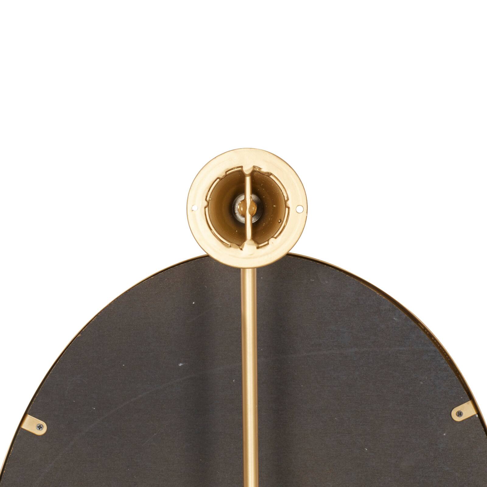 29&#x22; Oval Wood Wall Mirror