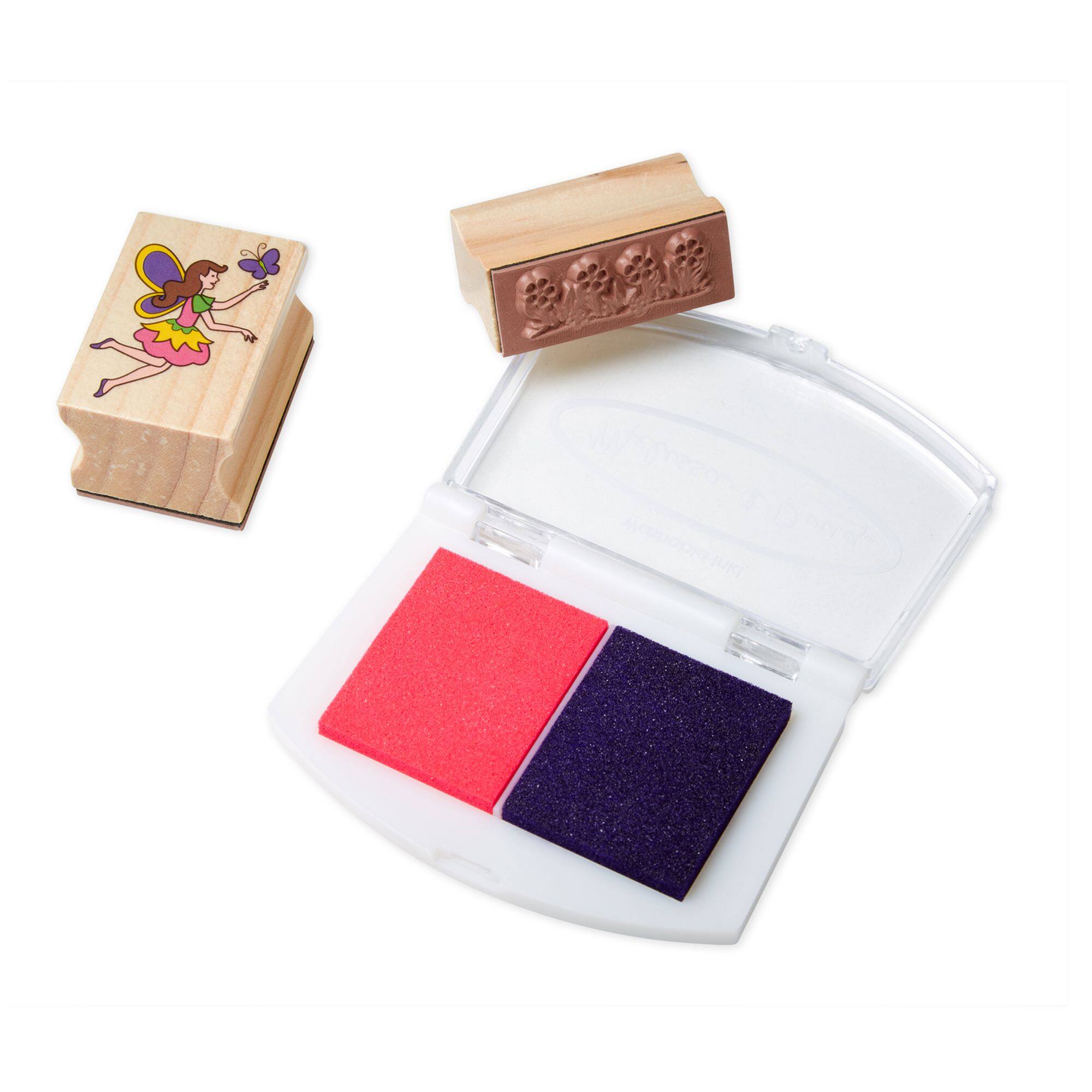 melissa and doug stamp a scene fairy garden