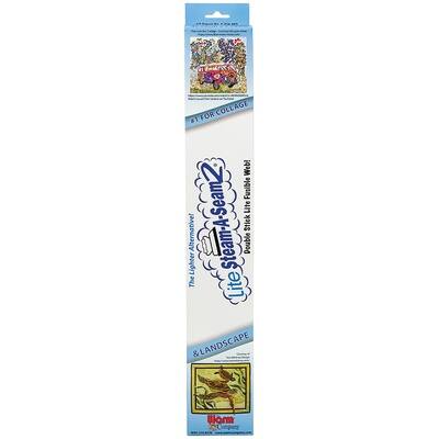 The Warm Company - Steam-A-Seam 2 – Double Stick Fusible Web, 18 x 3 Yards, Permanent Fabric Adhesive for Quilting, Sewing & Appliqué