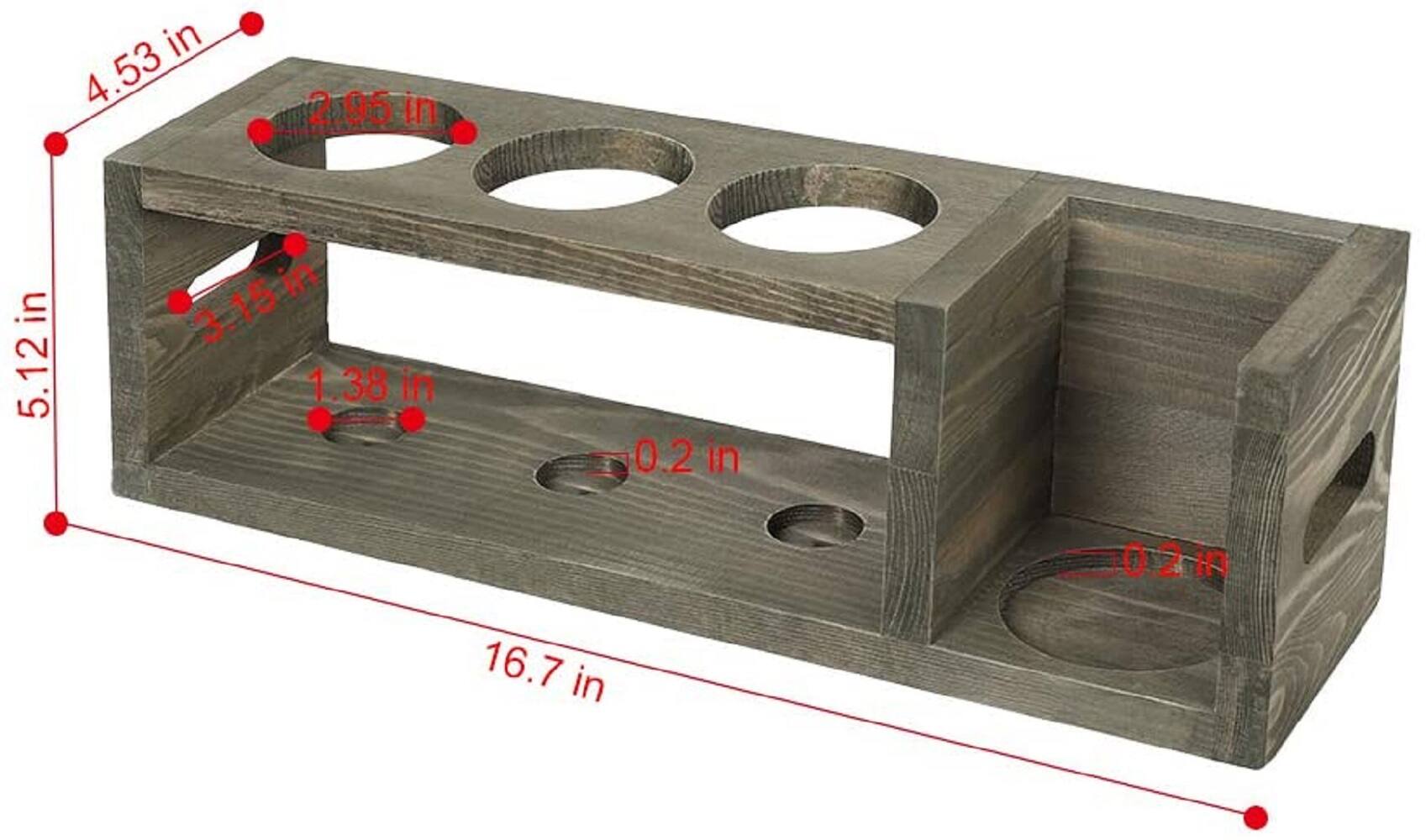 Olive Green Countertop Wine Rack