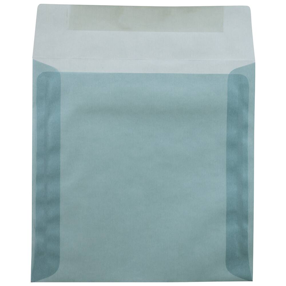 JAM Paper 8&#x22; x 8&#x22; Square Translucent Vellum Invitation Envelopes, 25ct.