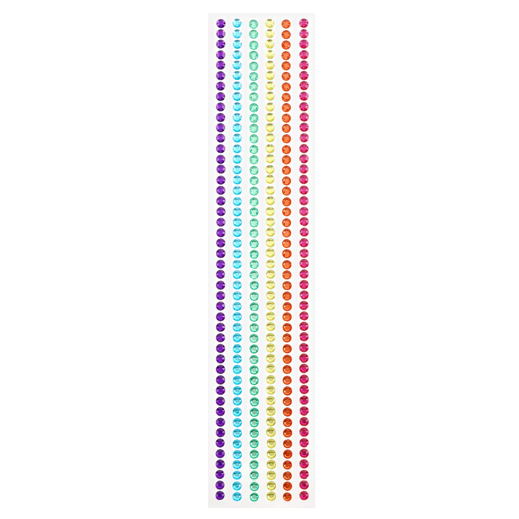 12 Packs: 6 ct. (72 total) Rainbow Rhinestone Borders by Recollections&#x2122;