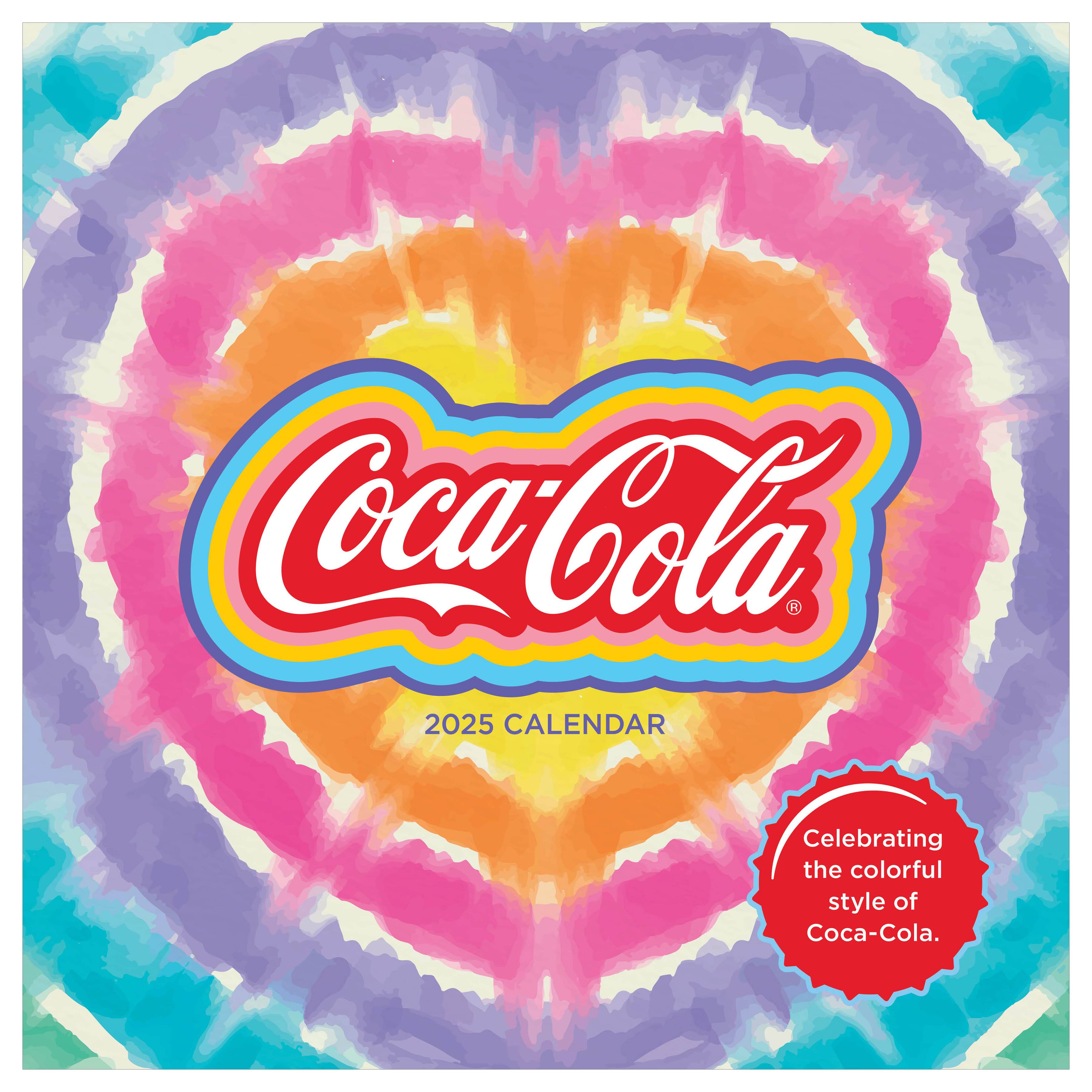 TF Publishing 2025 Coca-Cola: Retro & Refreshed! Wall Calendar