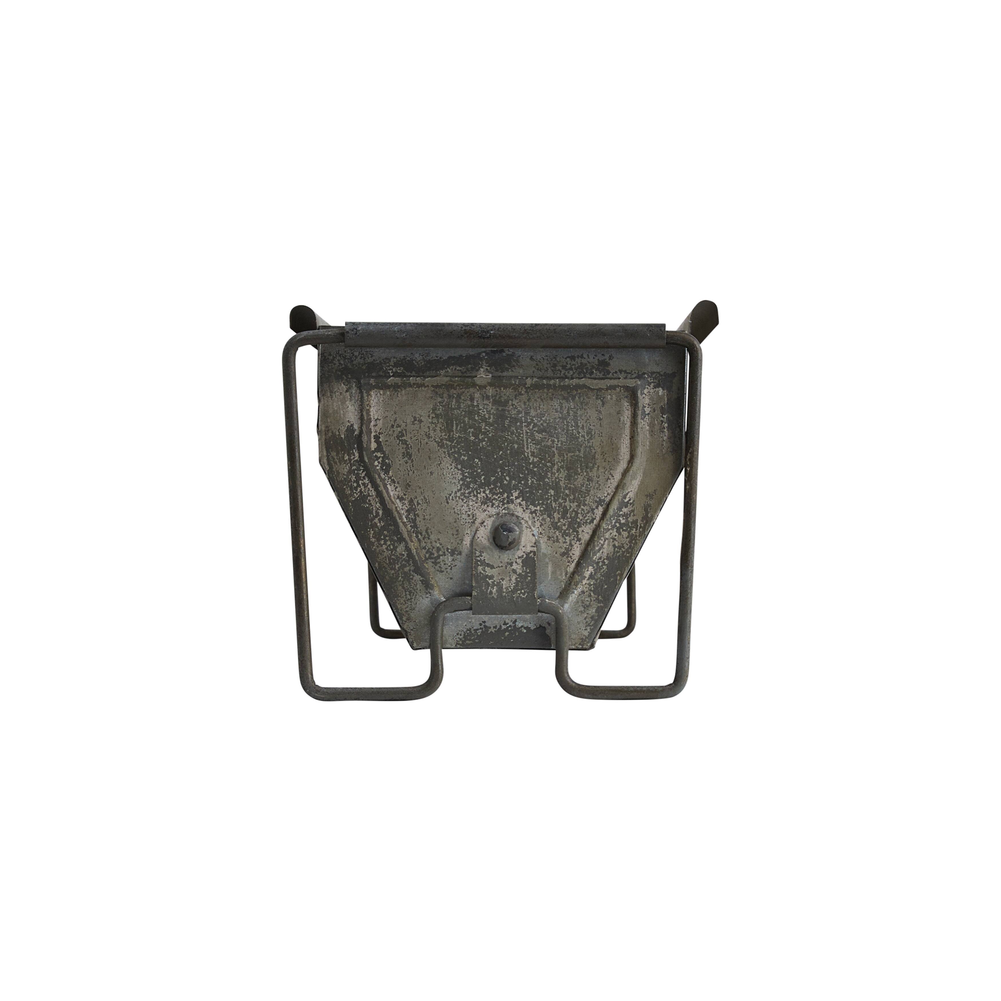 Hello Honey® Distressed Metal Trough Container