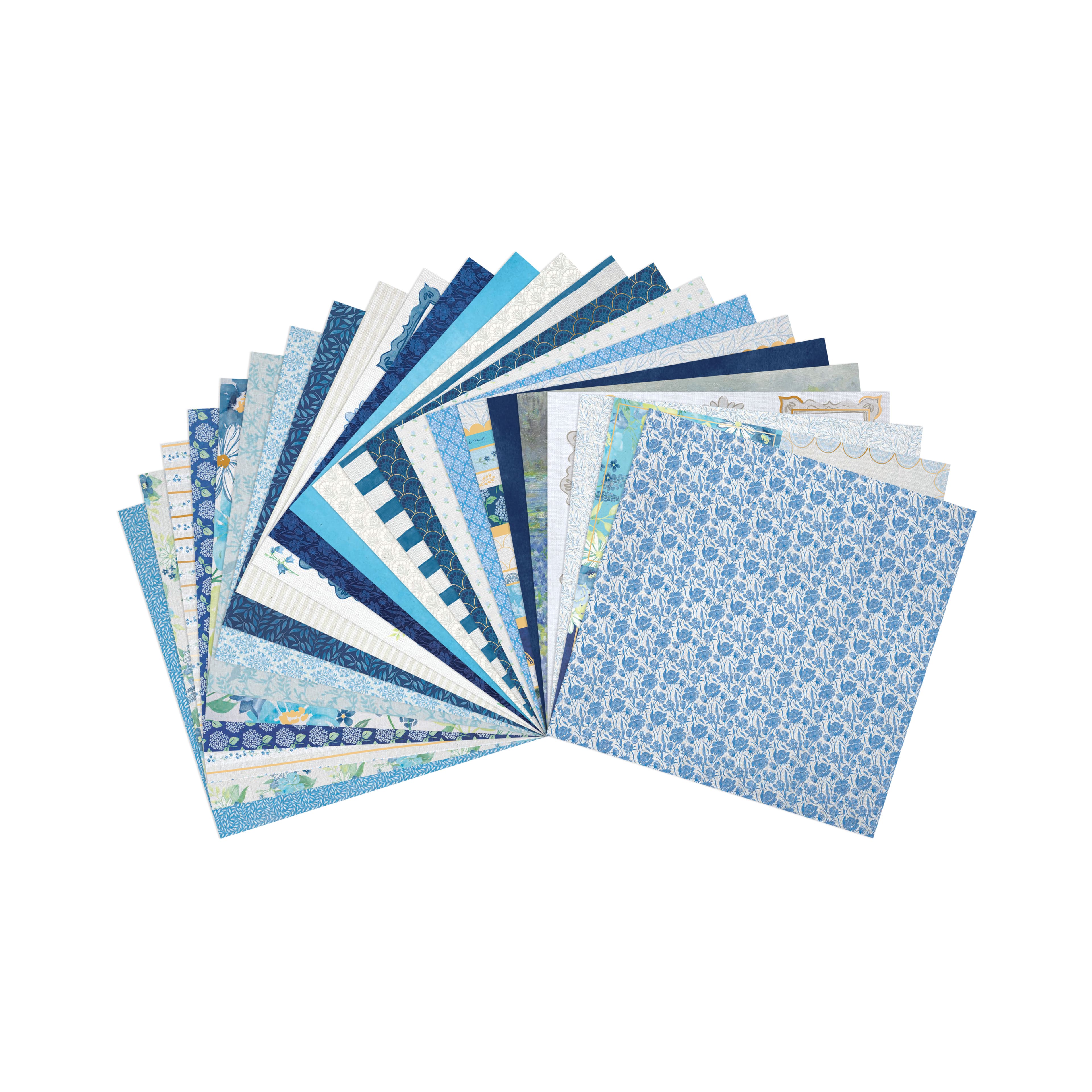 Craft Smith 12&#x22; x 12&#x22; Blue Meadow Paper Pad, 48 Sheets