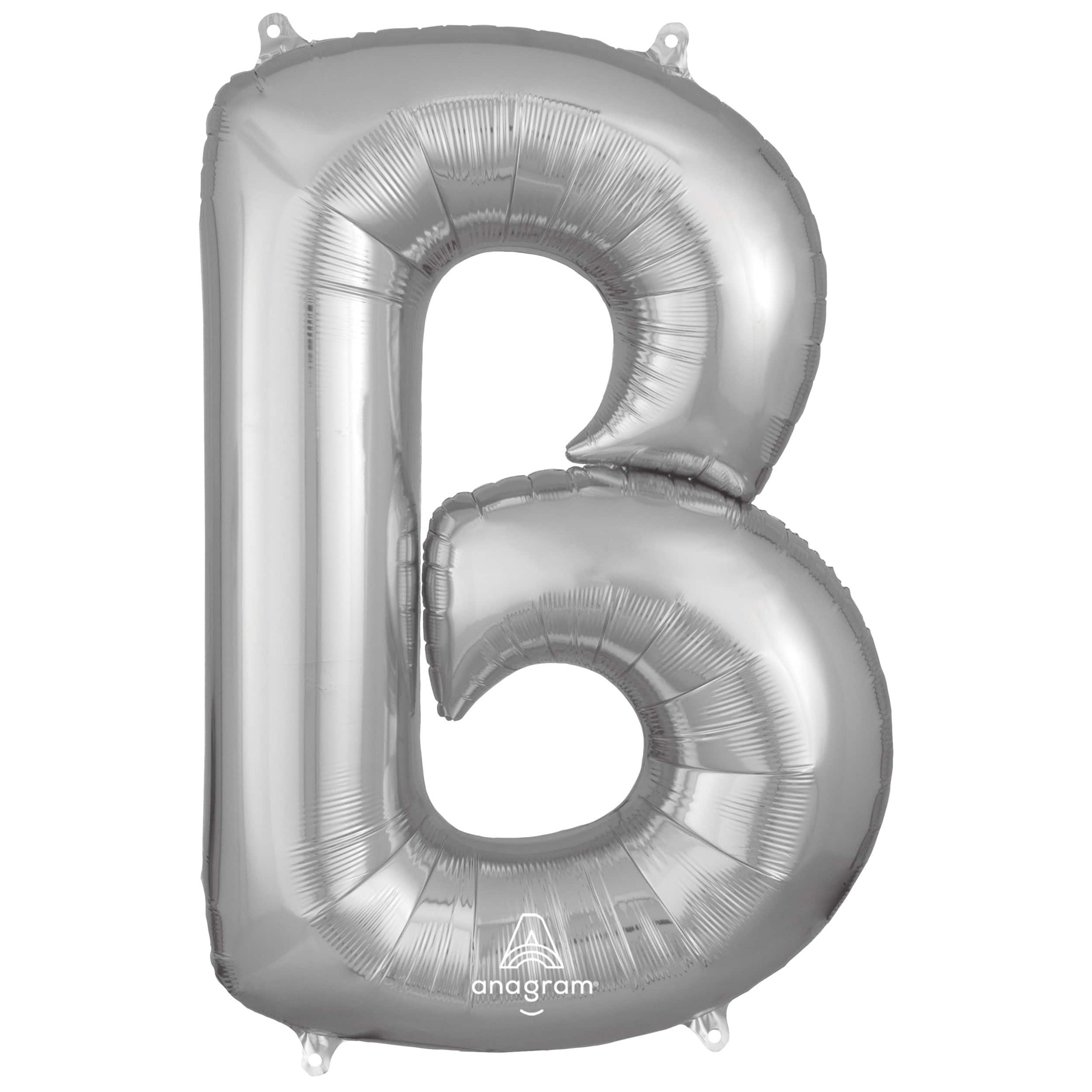 32&#x22; Silver Letter Foil Balloon