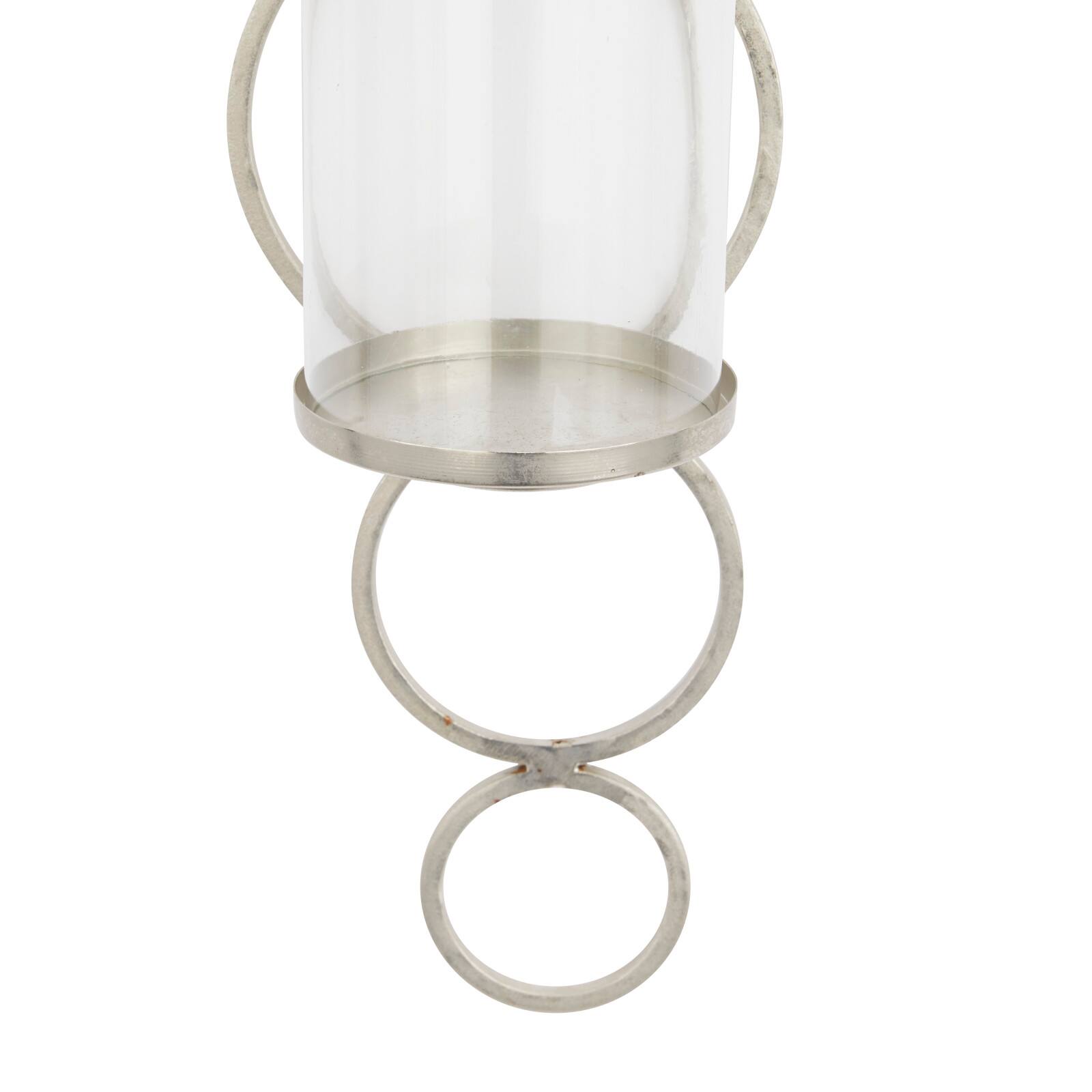 CosmoLiving by Cosmopolitan 25&#x22; Silver Modern Wall Sconce