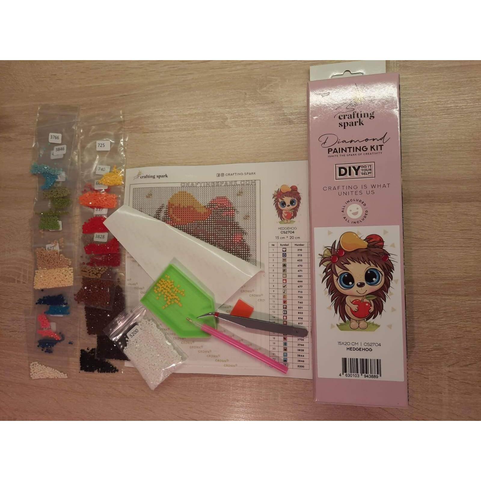 Crafting Spark Colorful Owl Diamond Painting Kit