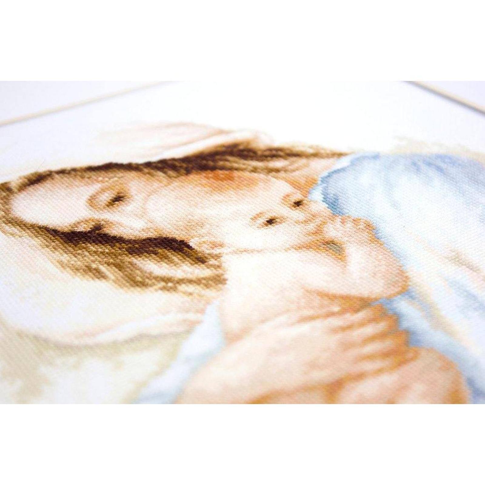 Luca-s Mother And Child Counted Cross Stitch Kit