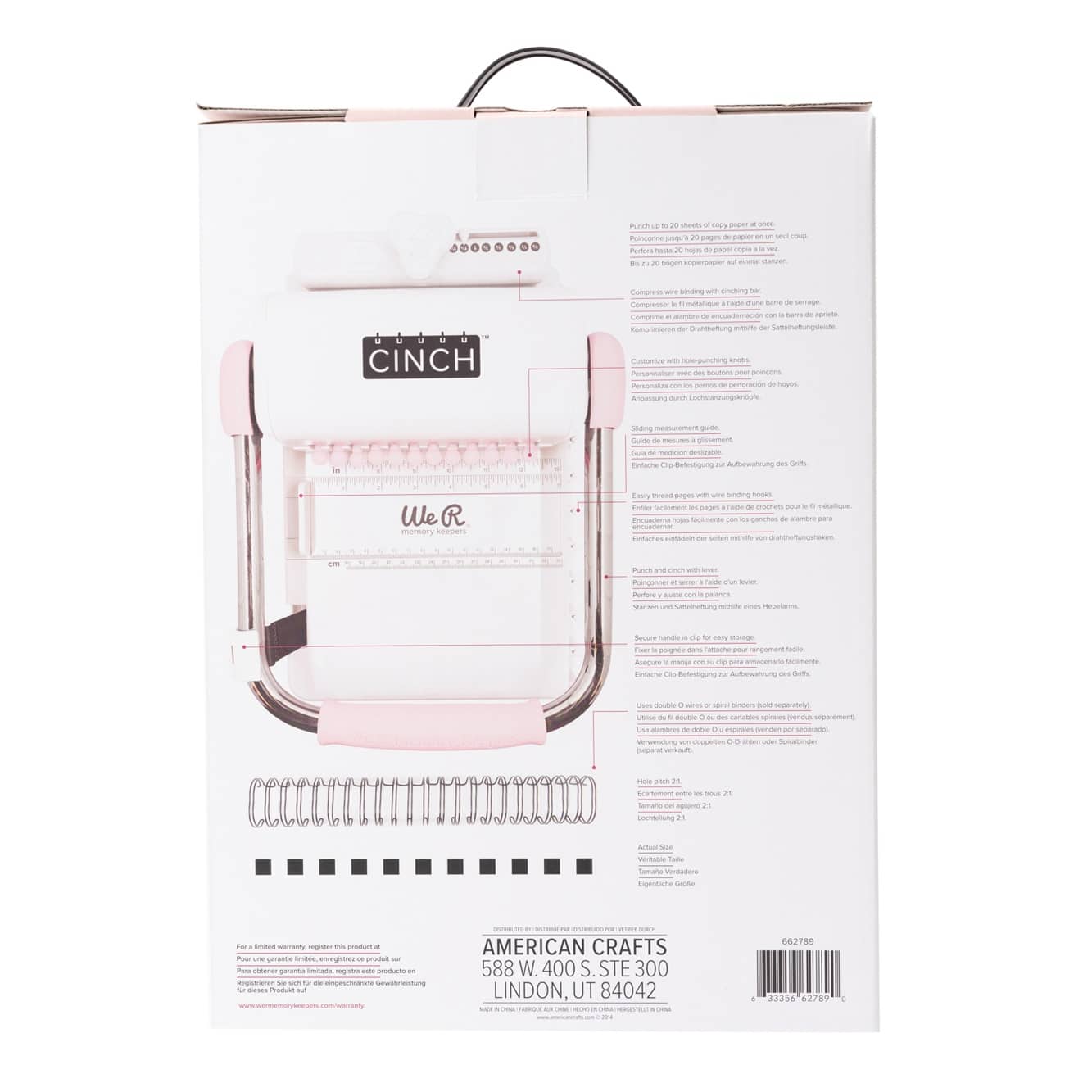 We R Memory Keepers&#xAE; Cinch&#x2122; Book Binding Tool with Square Holes