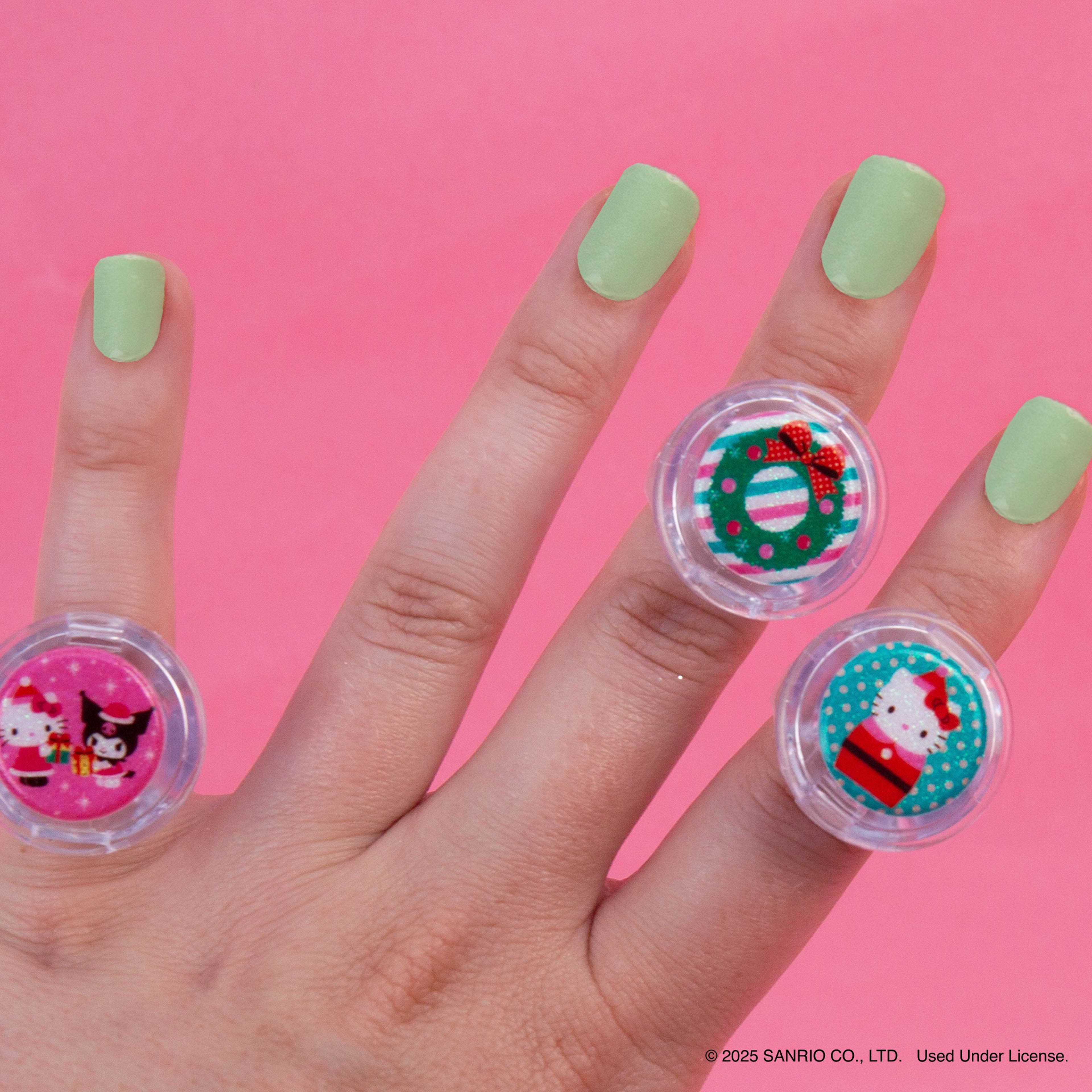 Hello Kitty® & Friends Holiday Shimmer Lip Gloss Rings Kit