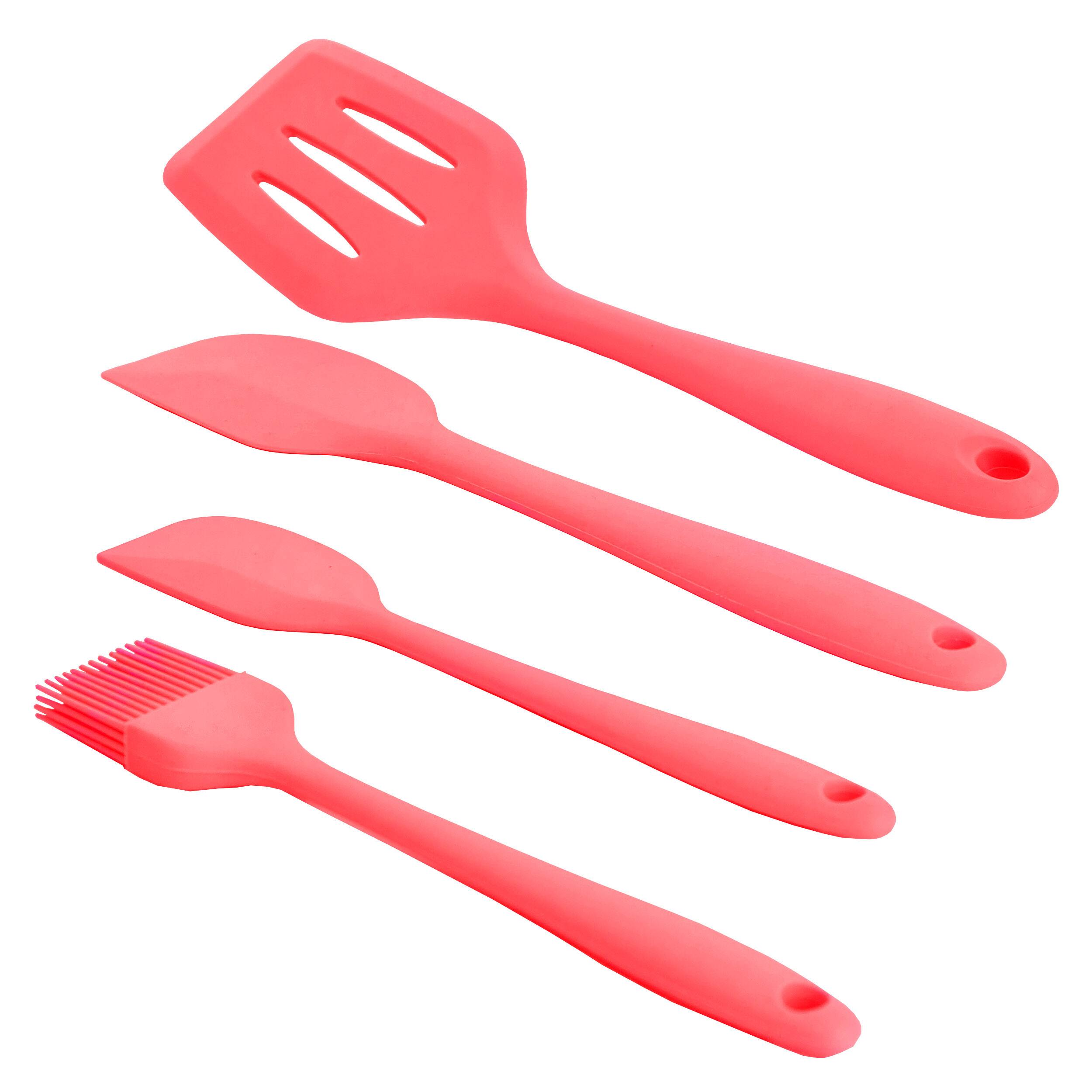 MegaChef Red Silicone Cooking Utensils Set, 12ct.