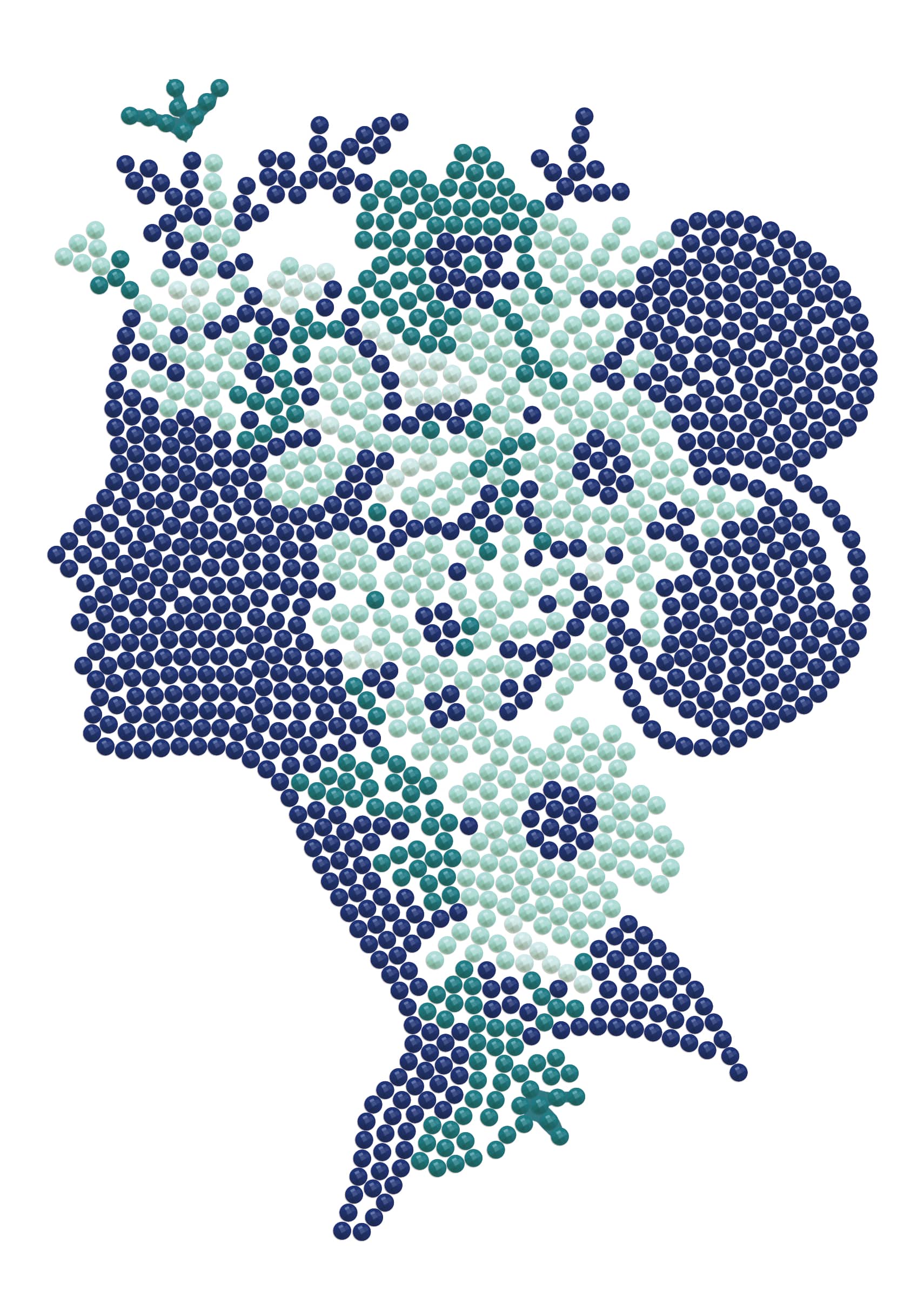 Diamond Dotz® Elegant Silhouette Iron-On 'n' Dot Kit