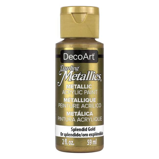 12 Pack: DecoArt® Dazzling Metallics® Acrylic Paint, 2oz.