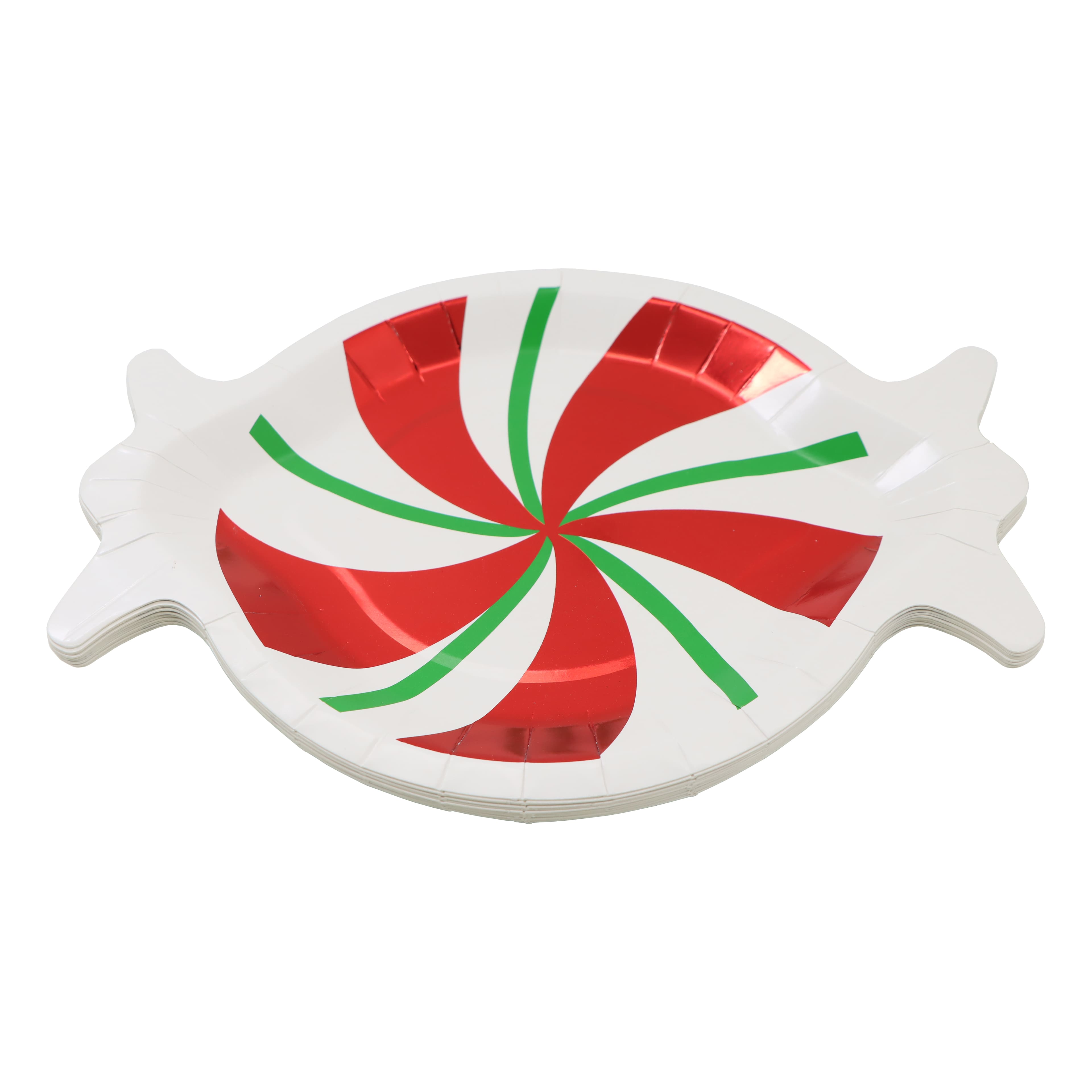 6.7&#x22; x 9&#x22; Candy Paper Plates, 12ct. by Celebrate It&#x2122;