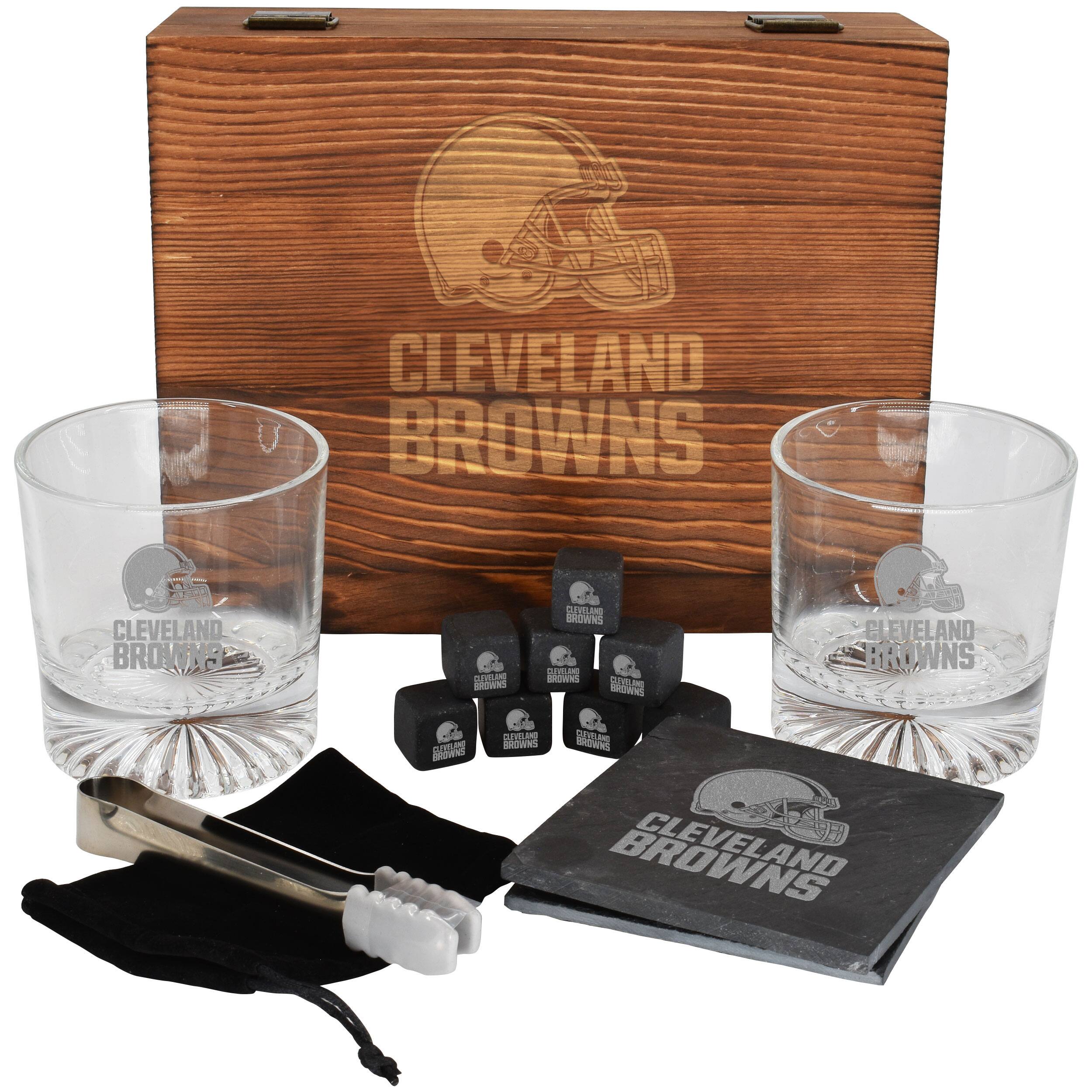 The Memory Company NFL Boxed Drinkware Set with Coasters