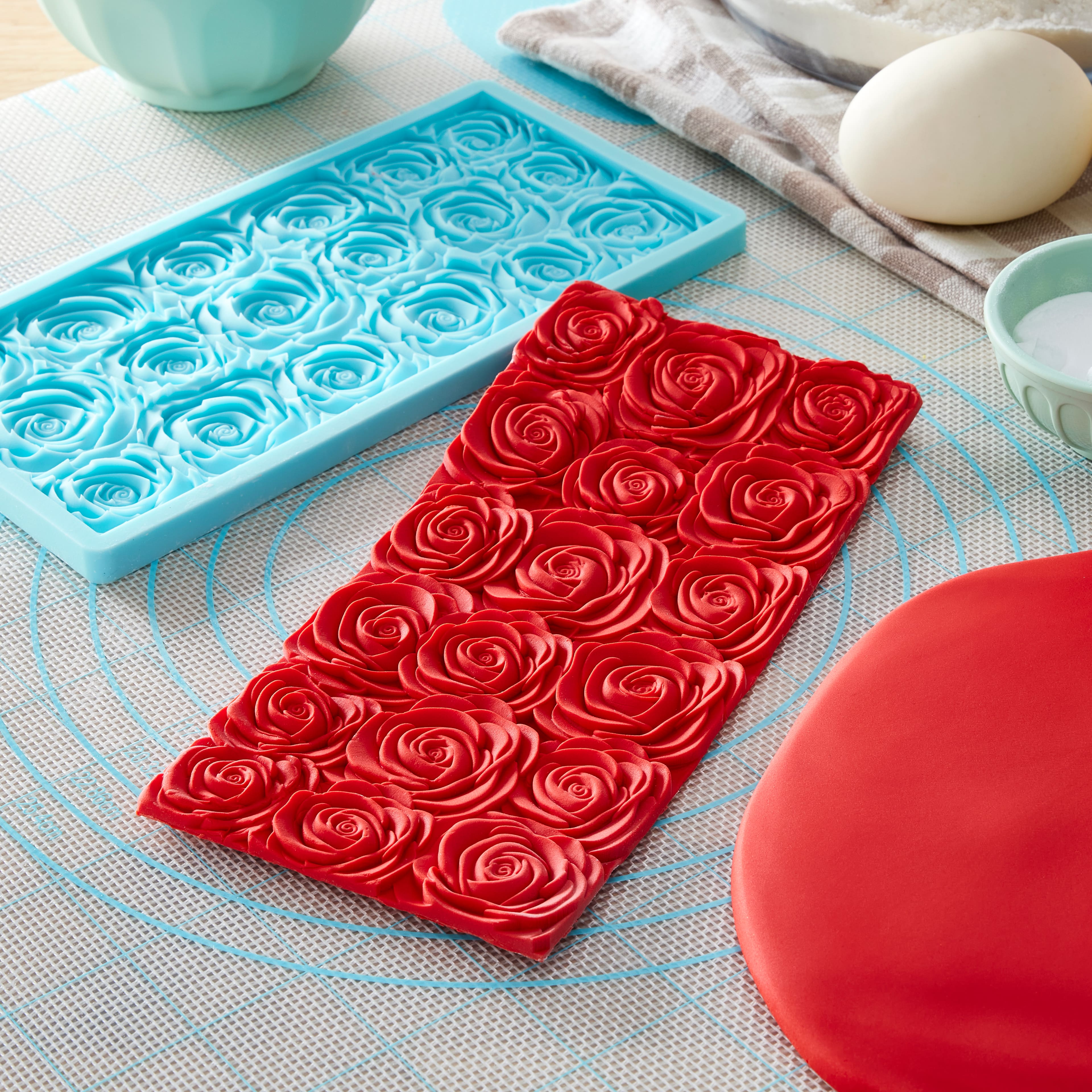 6 Pack: Rosette Pattern Silicone Fondant Mold by Celebrate It&#xAE;