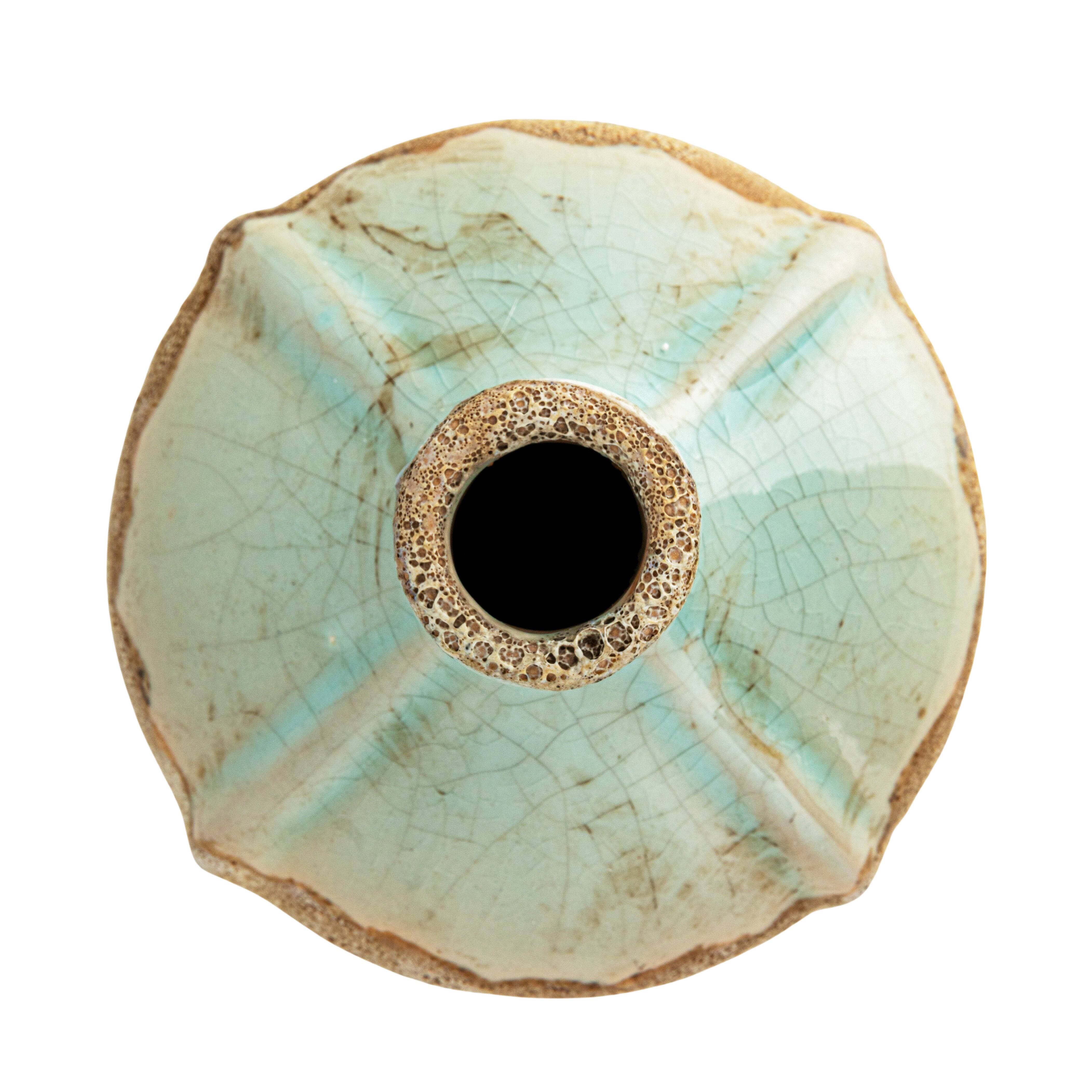 Hello Honey® Distressed Finish Brown & White Terracotta Vase Set