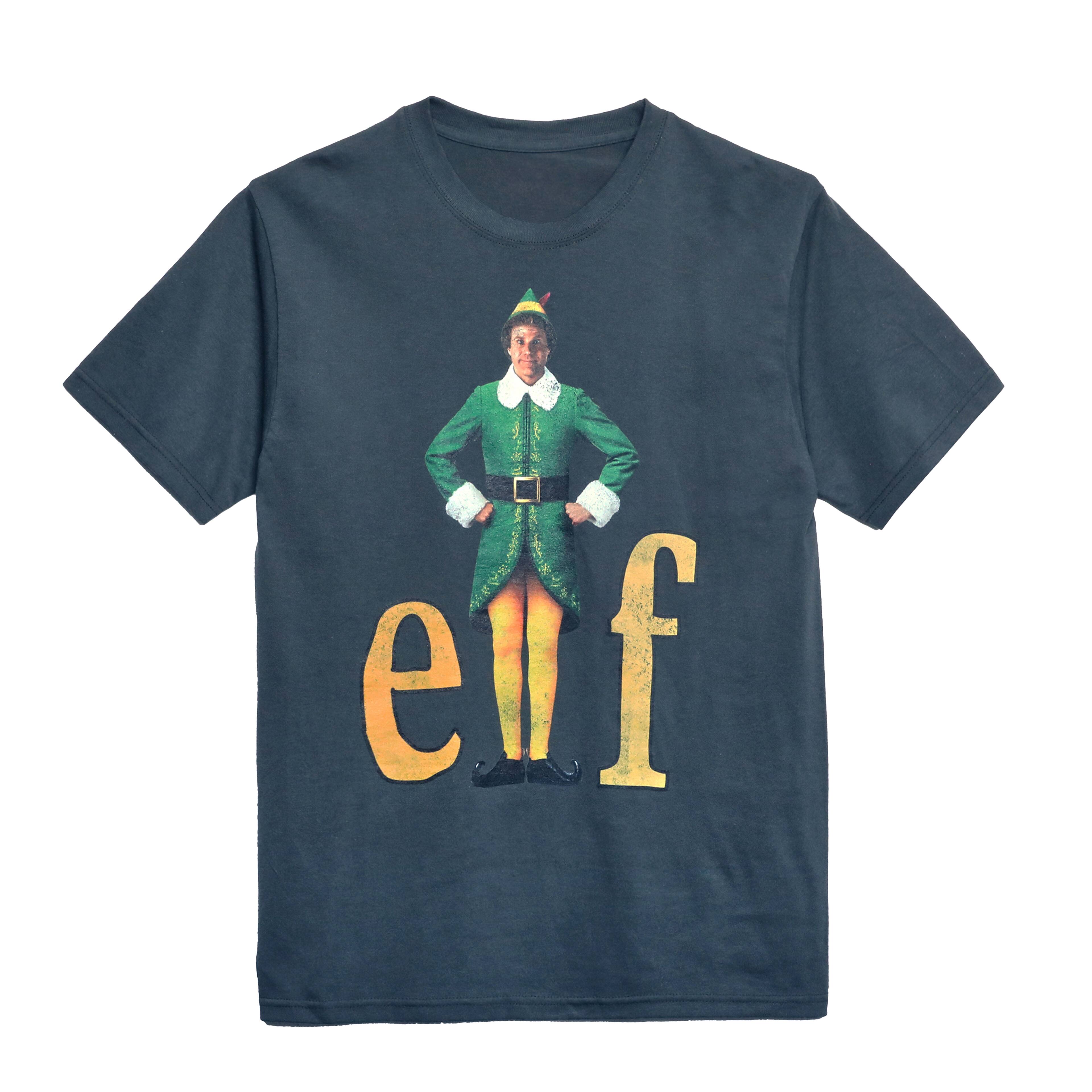 T-shirt pour adulte anthracite Buddy the Elf 