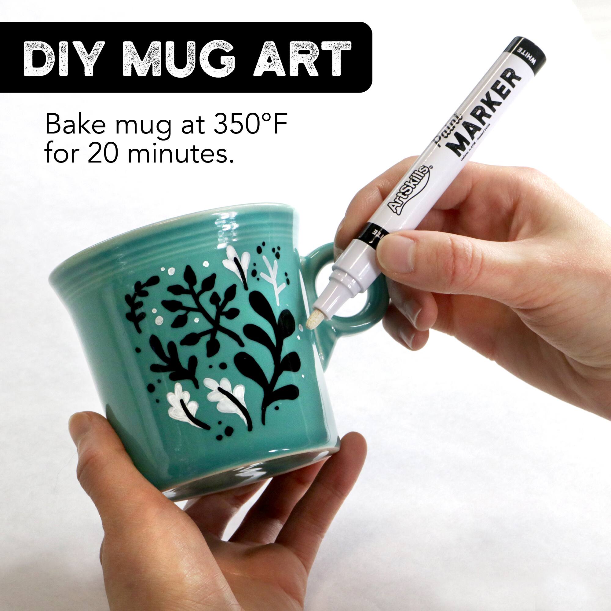 ArtSkills® Black & White Oil Based Paint Markers